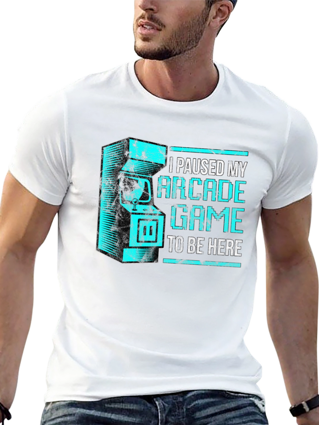 Arcade Game Paused T-Shirt - Gamer Tee