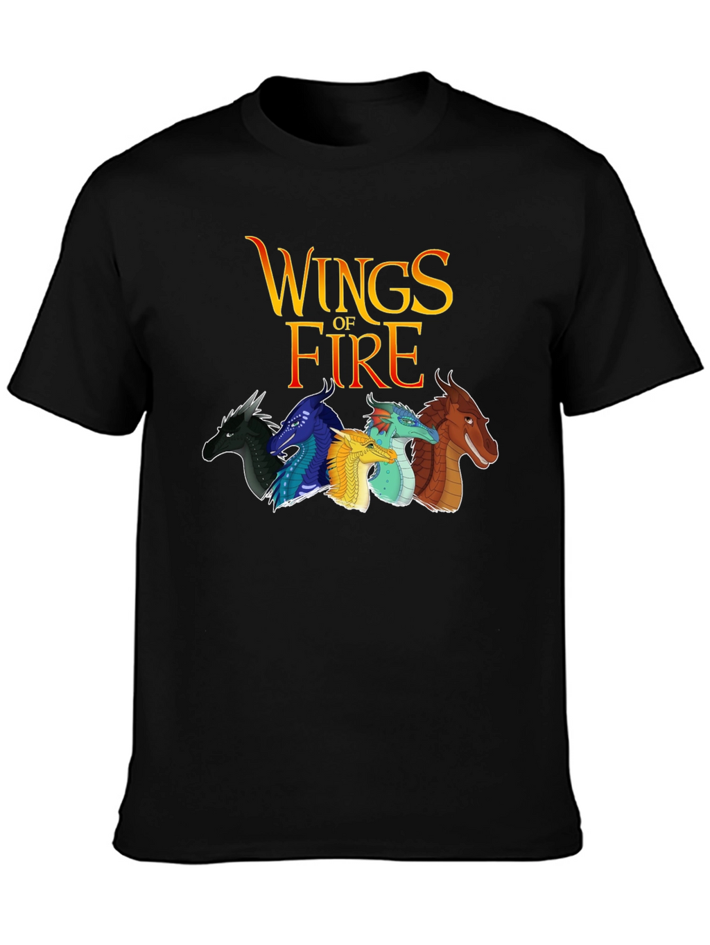 Wings of Fire Graphic Black T-Shirt