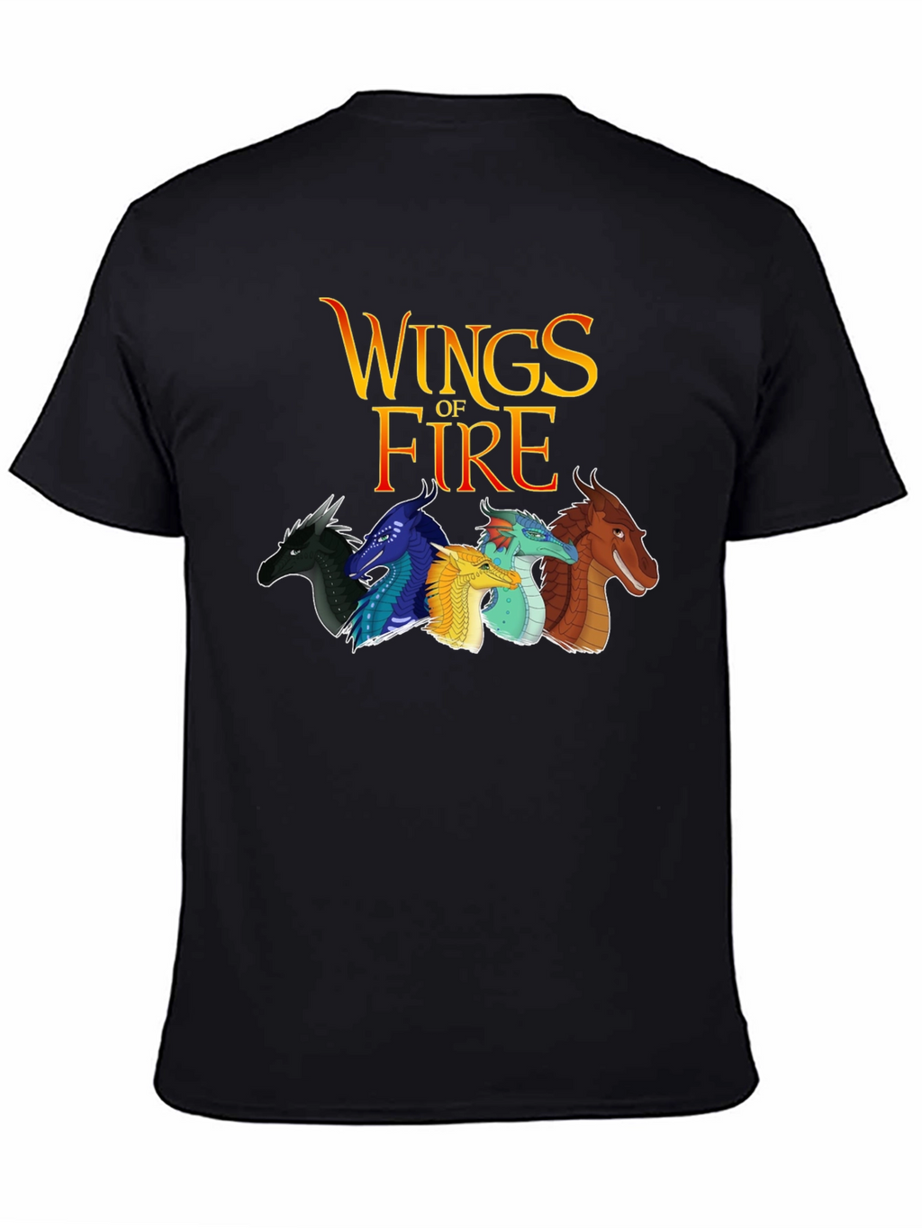 Wings of Fire Graphic Black T-Shirt