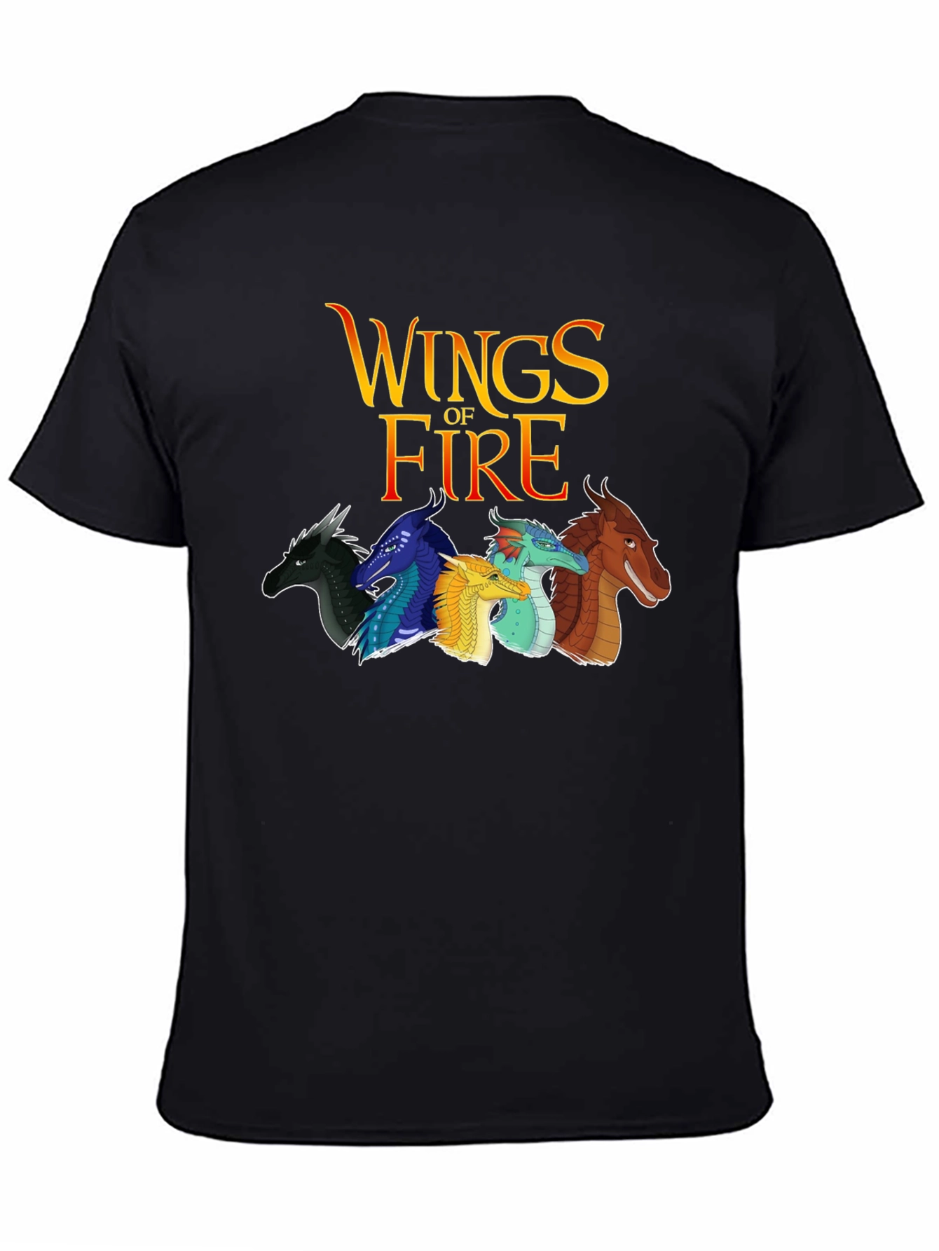 Wings of Fire Graphic Black T-Shirt