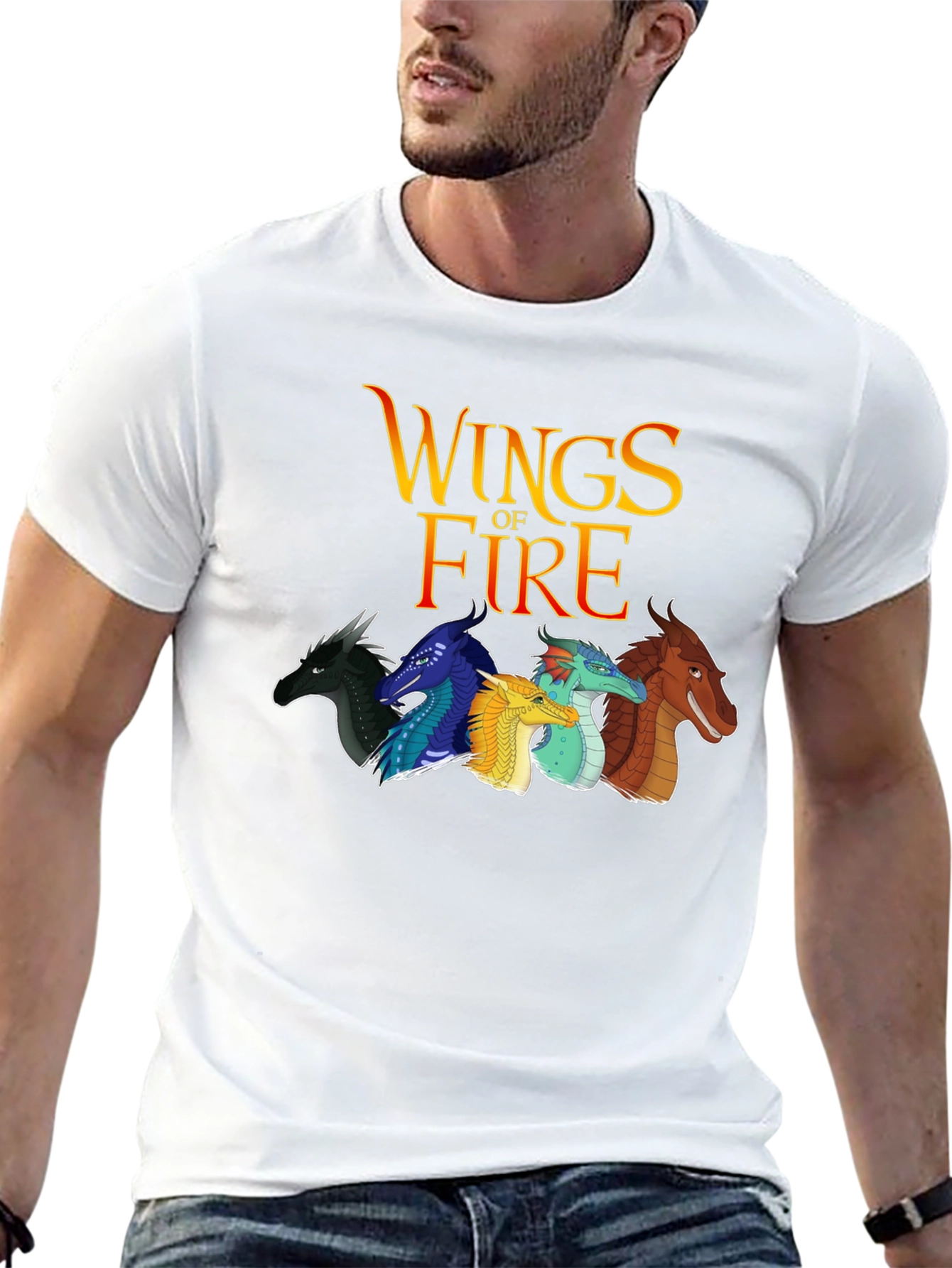 Wings of Fire Graphic Black T-Shirt