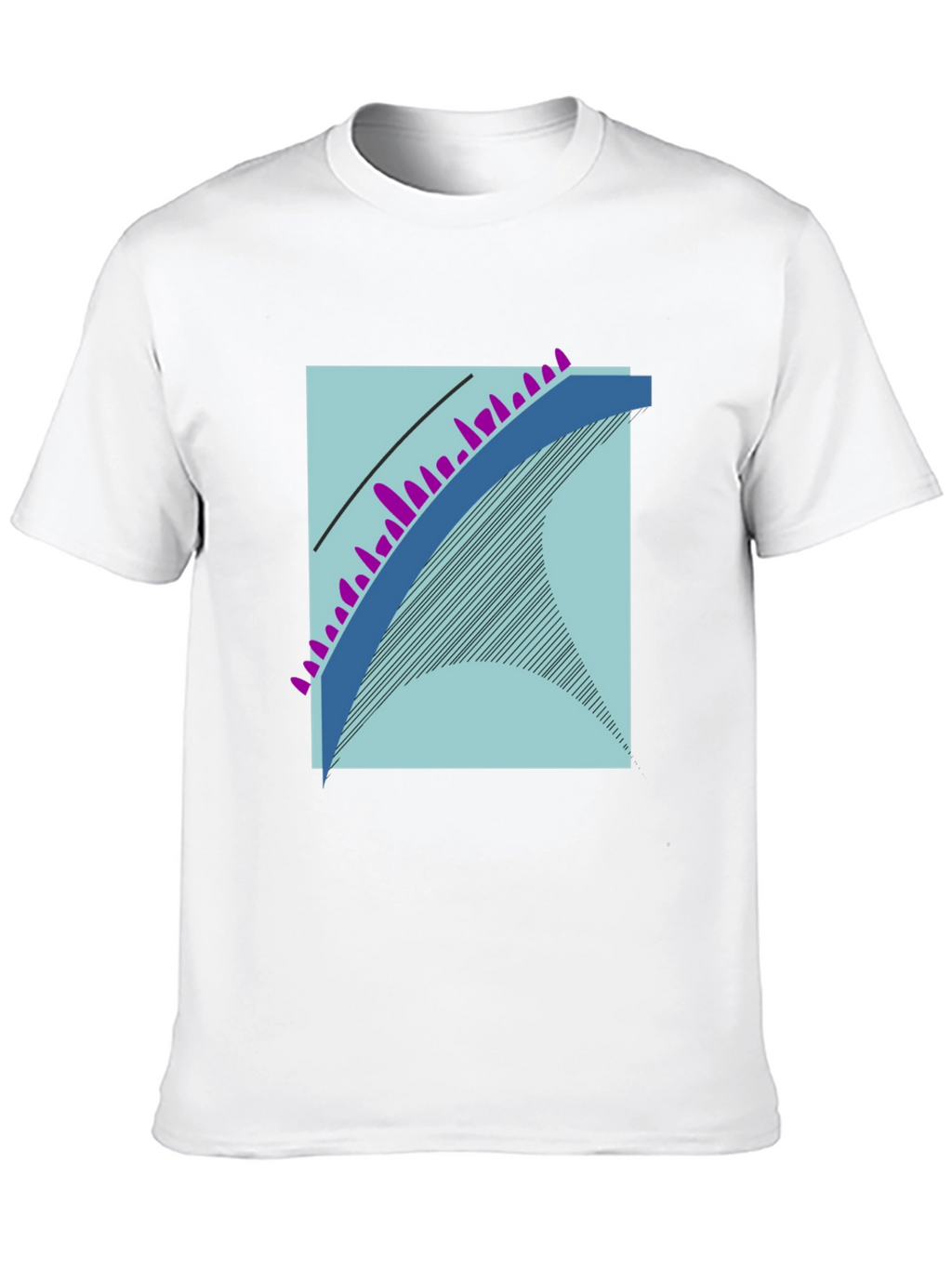 Abstract Design Graphic Tee - Modern Art Shirt