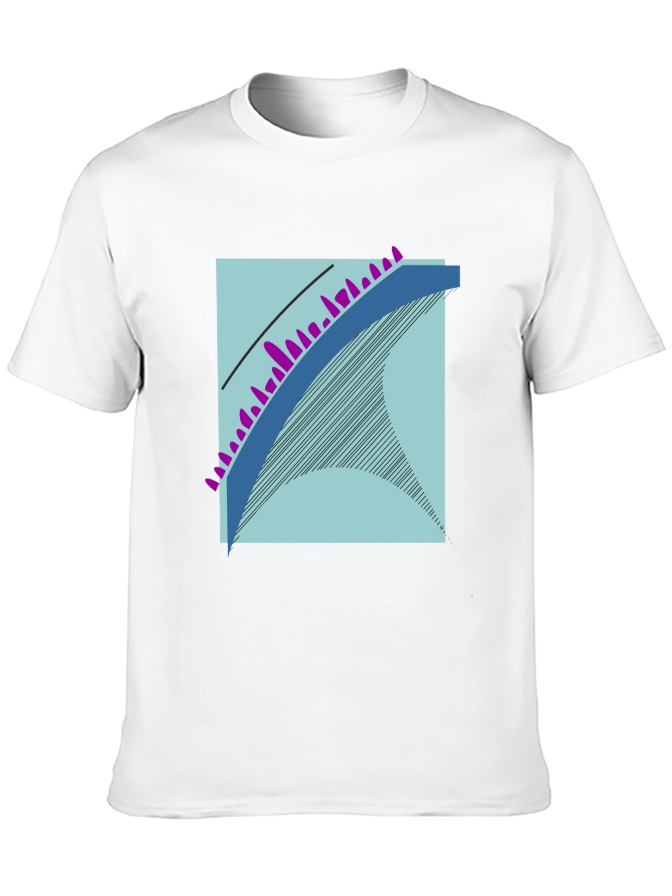 Abstract Design Graphic Tee - Modern Art Shirt