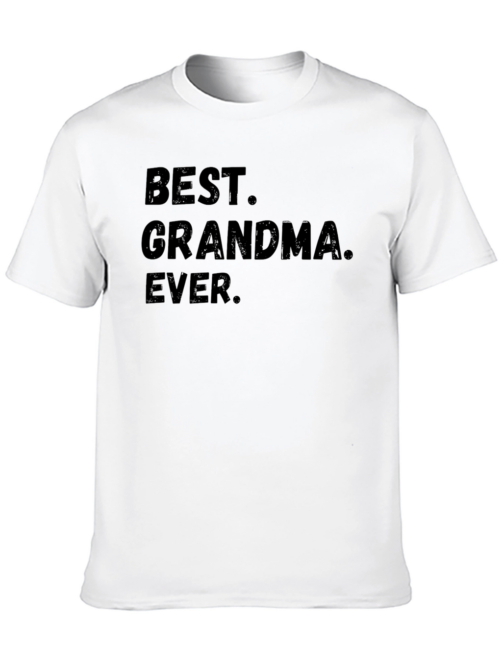 Best Grandma Ever Black Graphic T-Shirt