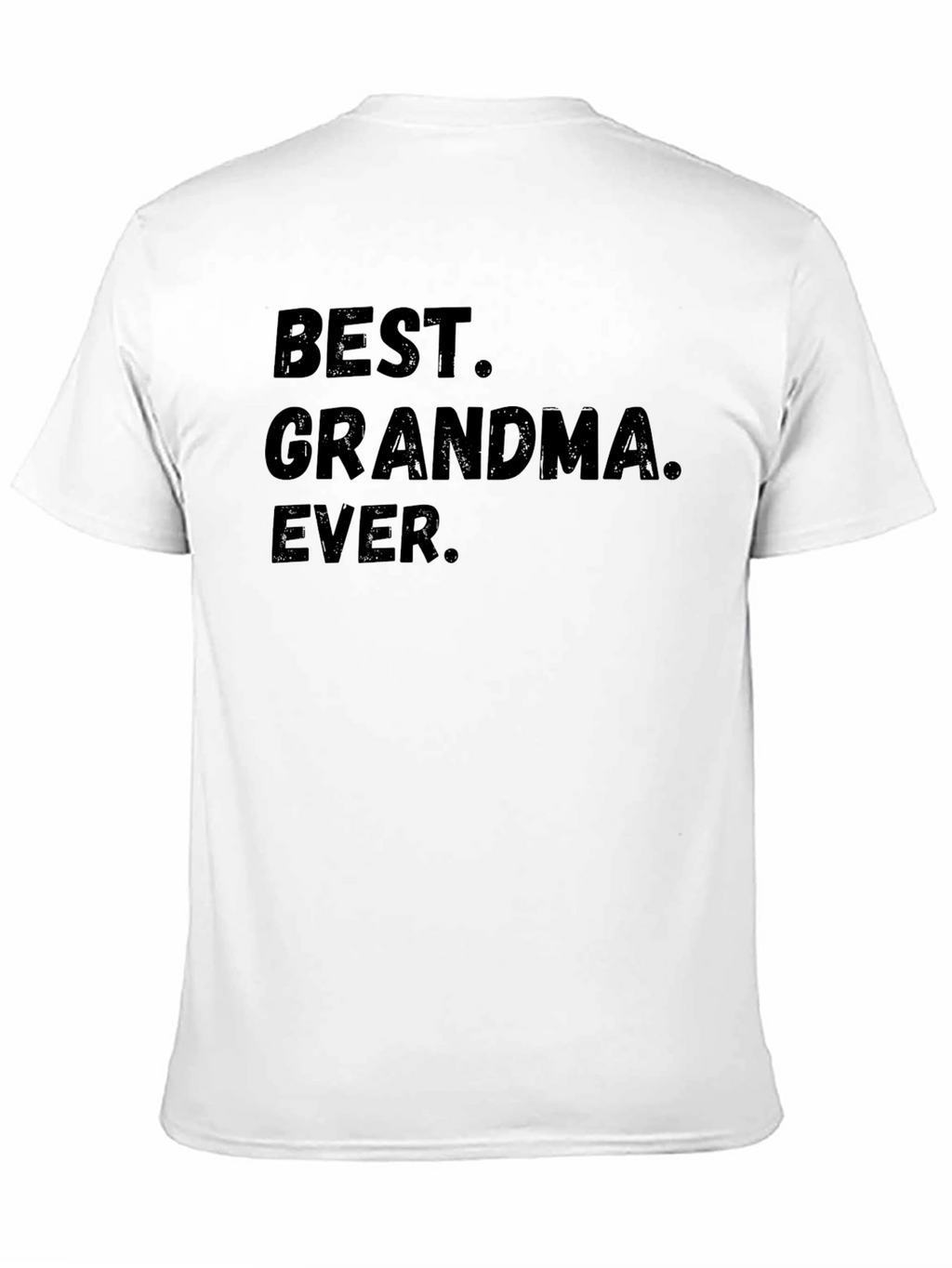Best Grandma Ever Black Graphic T-Shirt