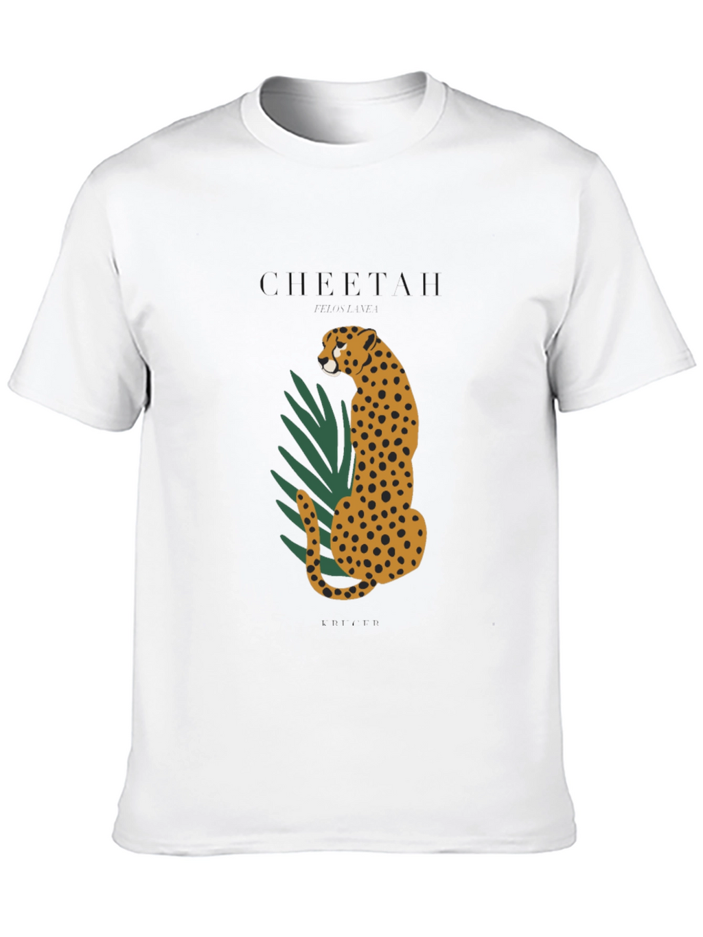 Cheetah Graphic Black T-Shirt