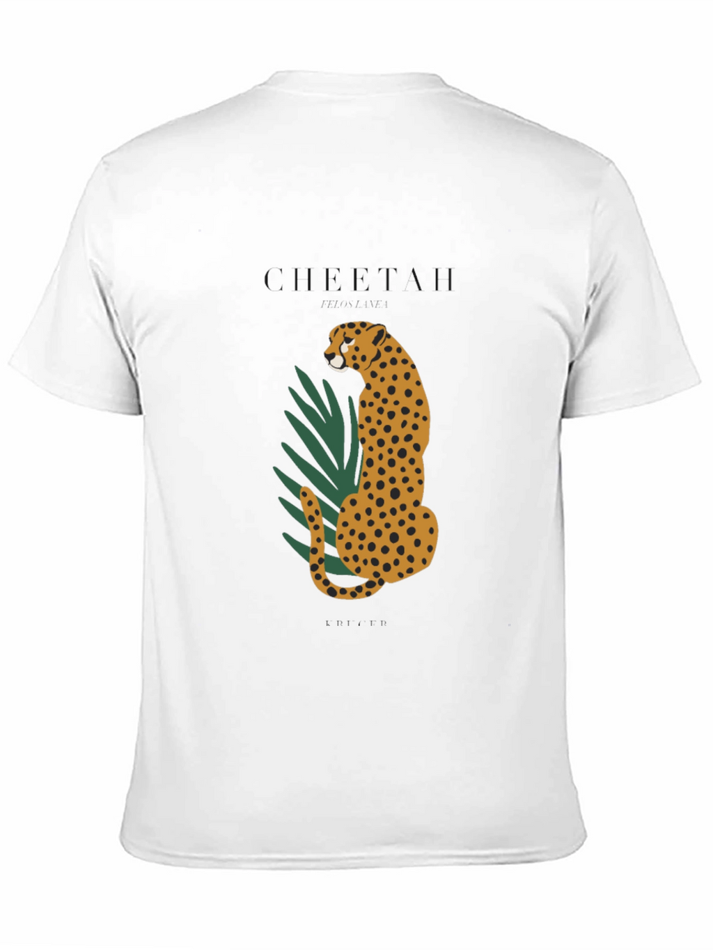 Cheetah Graphic Black T-Shirt