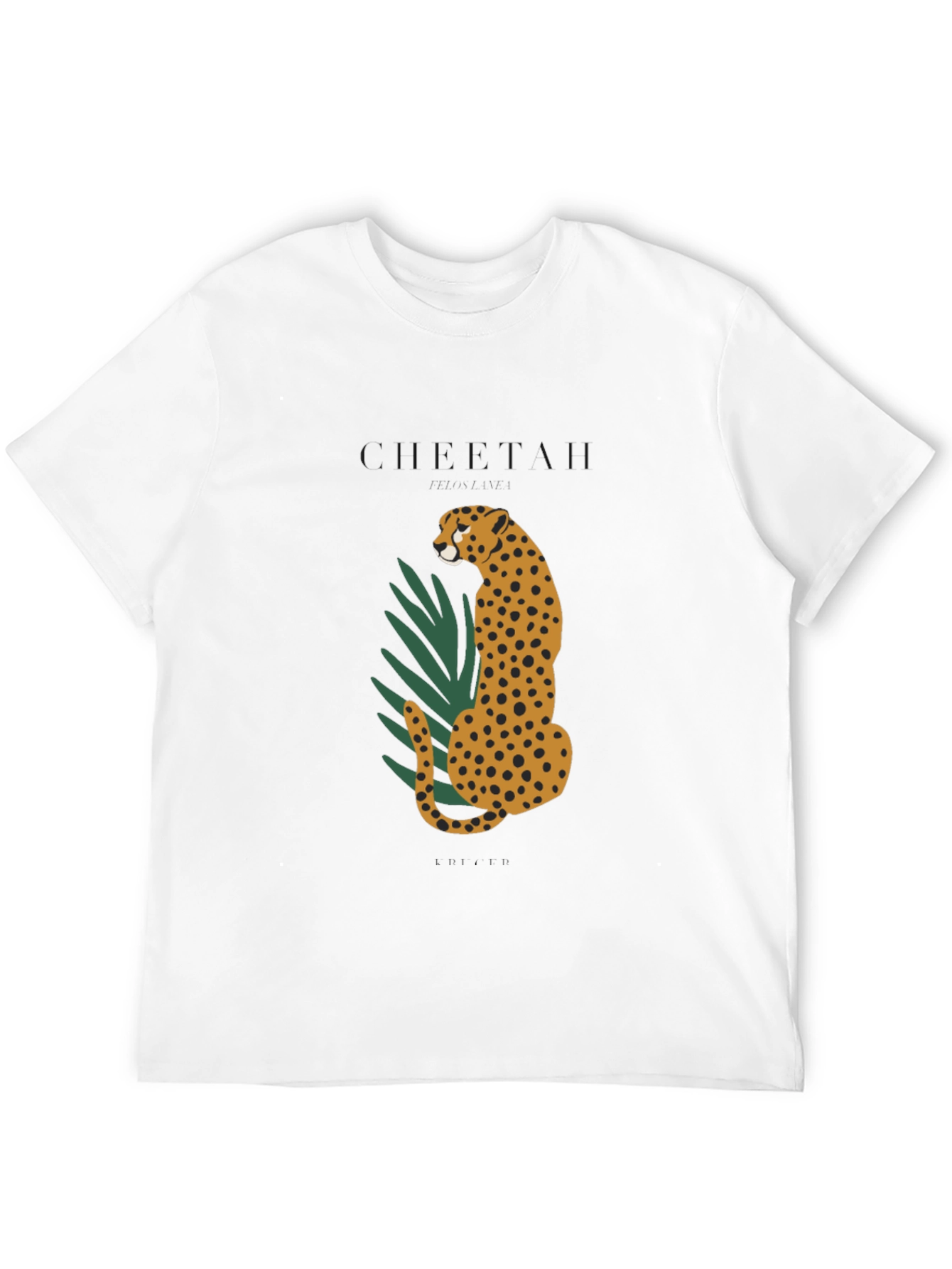 Cheetah Graphic Black T-Shirt