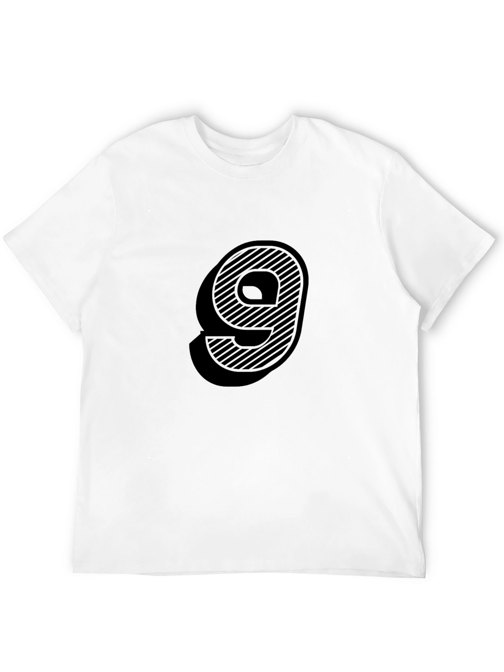 Stripped Nine Graphic Tee - Stylish & Unique
