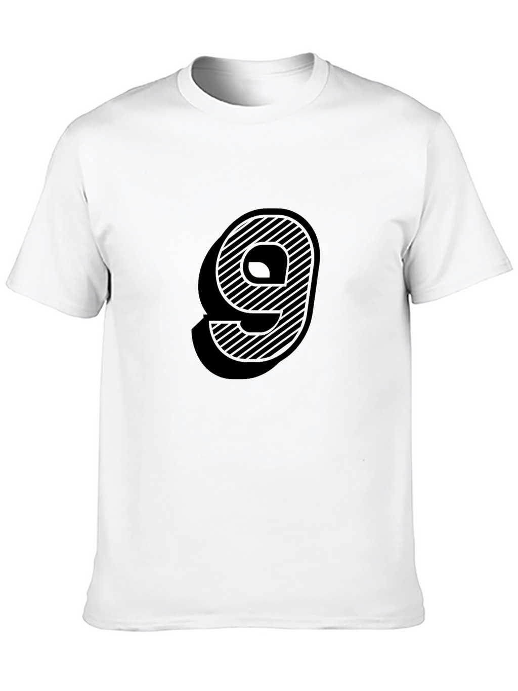 Stripped Nine Graphic Tee - Stylish & Unique