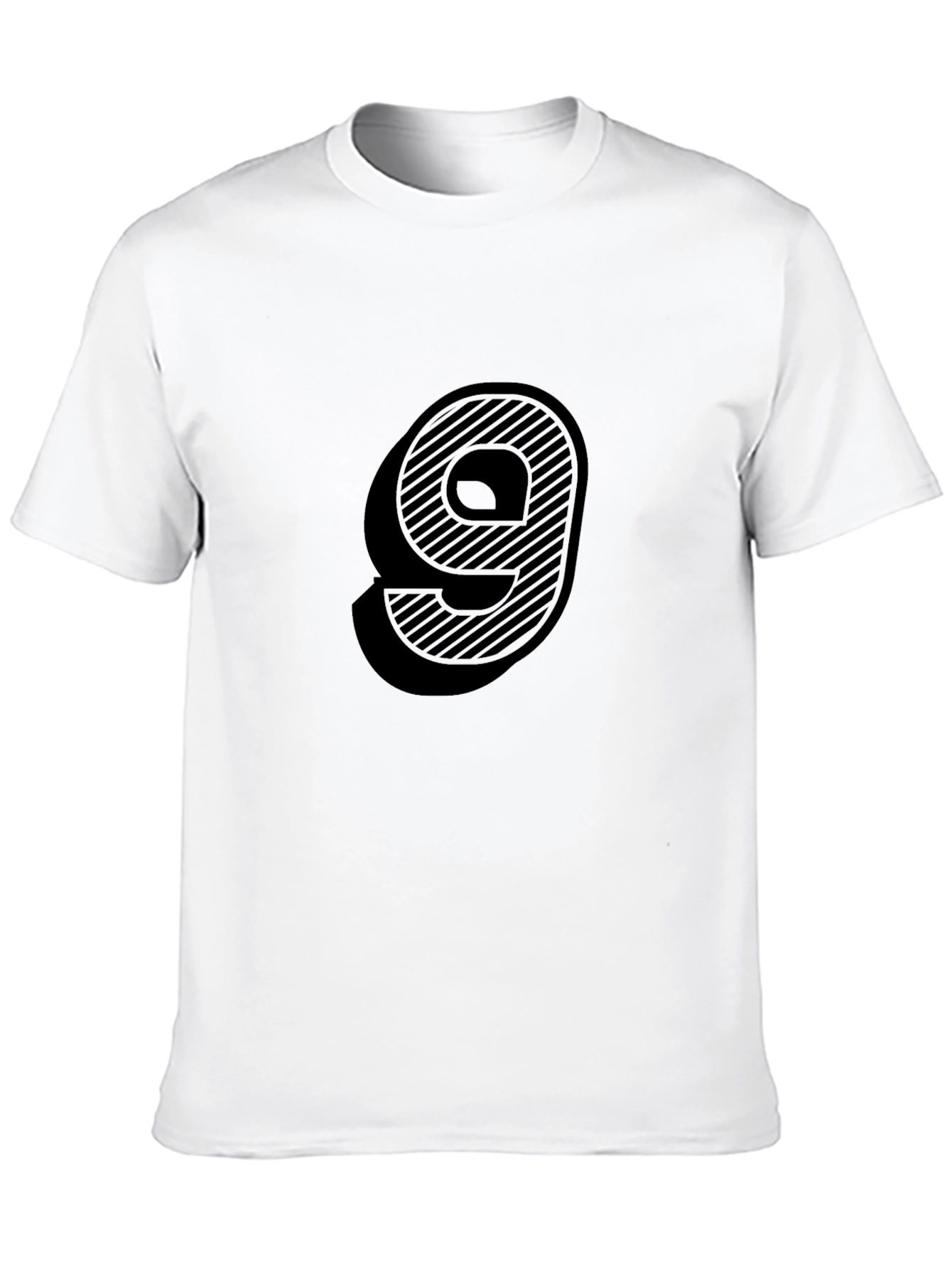 Stripped Nine Graphic Tee - Stylish & Unique