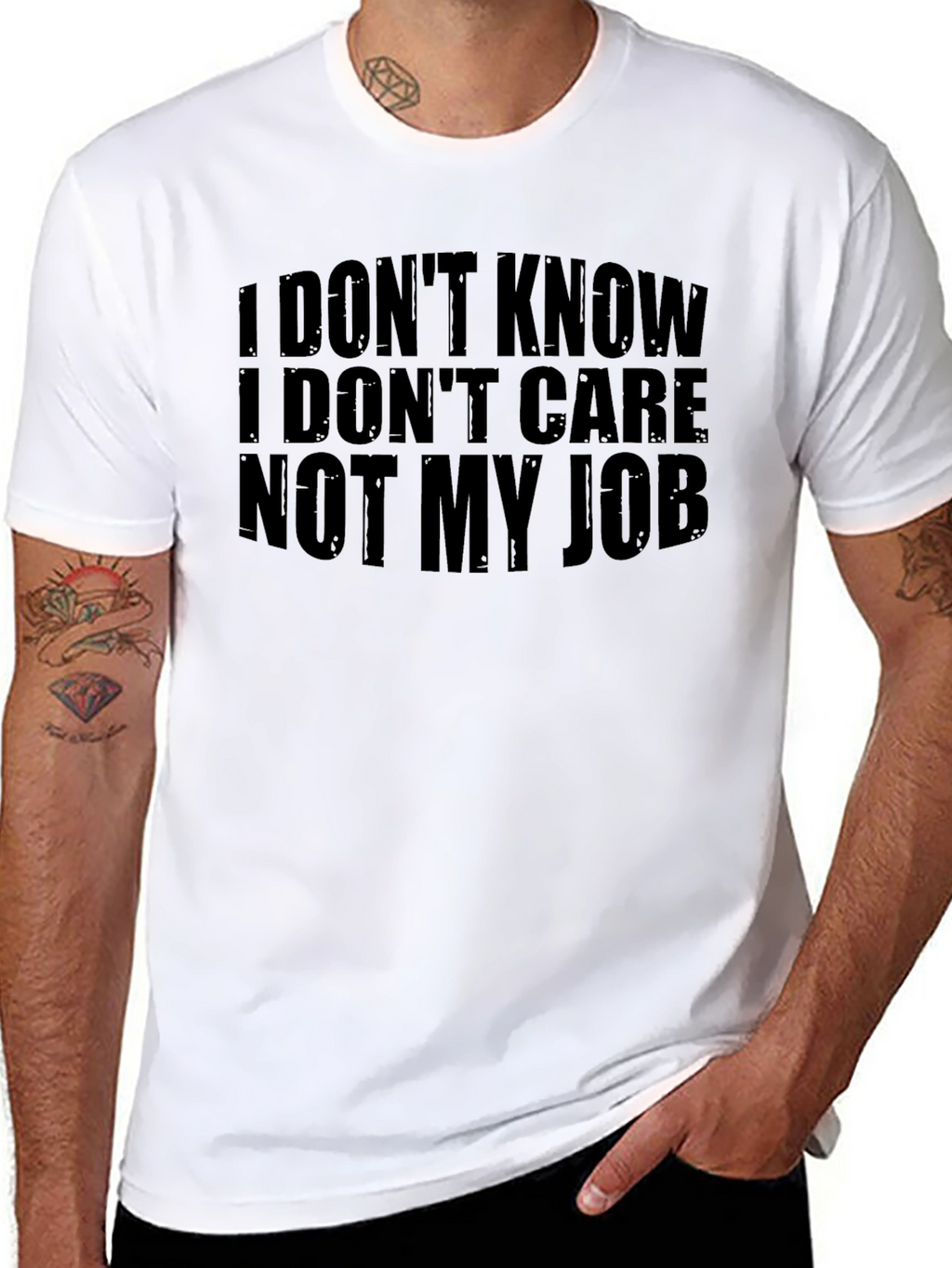 I Dont Know I Dont Care Graphic T-Shirt