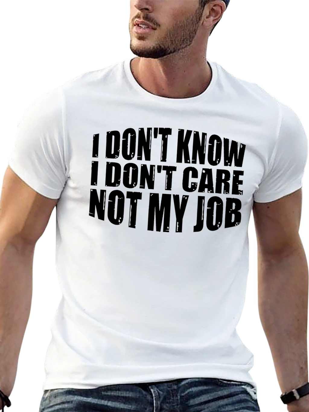 I Dont Know I Dont Care Graphic T-Shirt