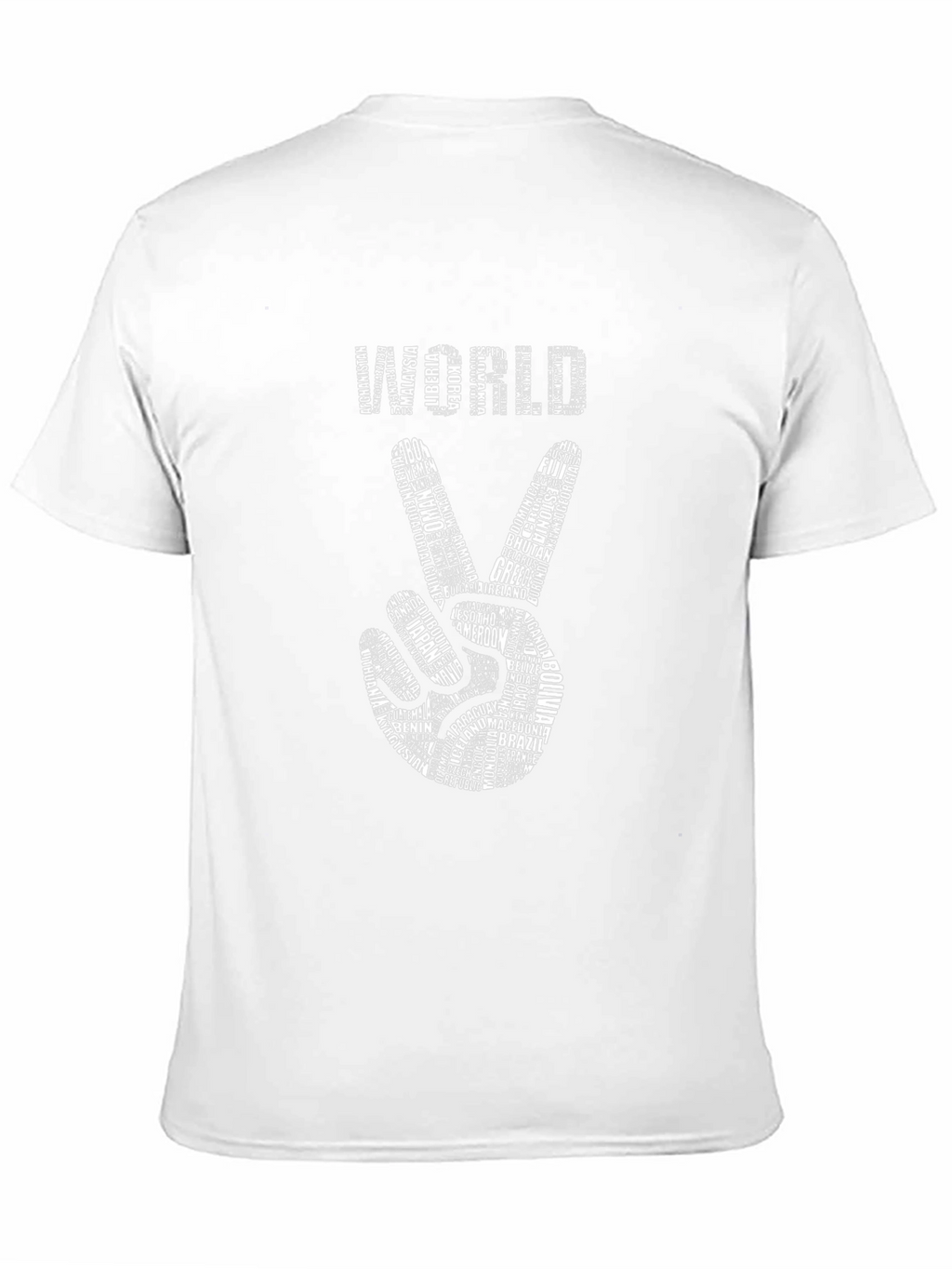 World Peace T-Shirt - Country Names Design