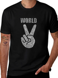 World Peace T-Shirt - Country Names Design