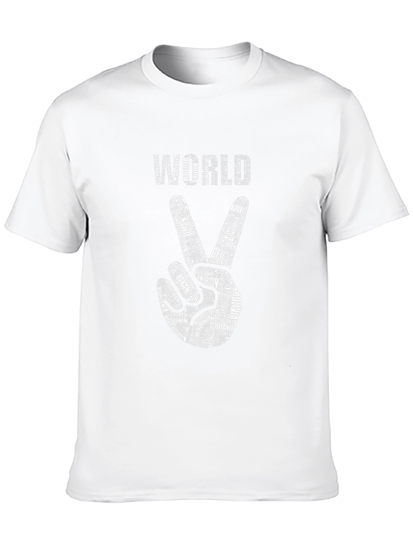 World Peace T-Shirt - Country Names Design