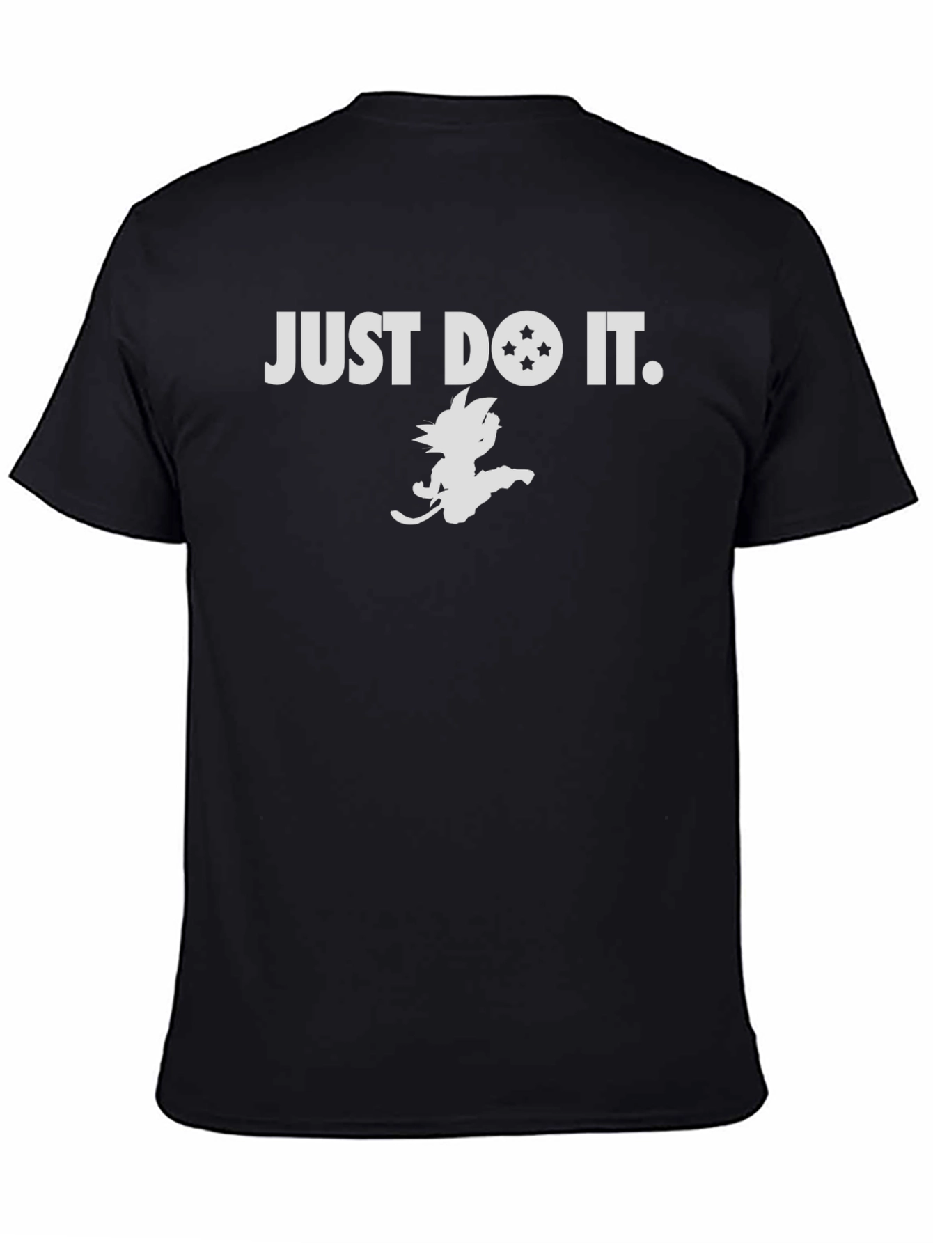 Just Do It. DBZ Anime T-Shirt - Black
