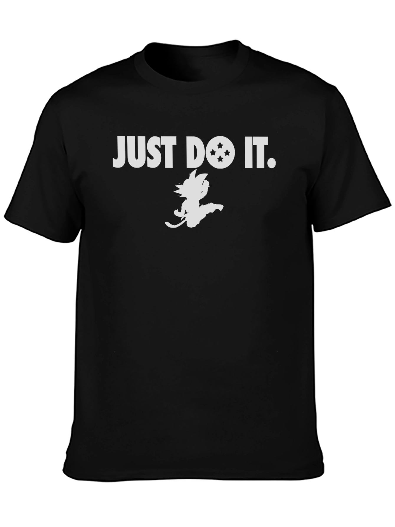 Just Do It. DBZ Anime T-Shirt - Black