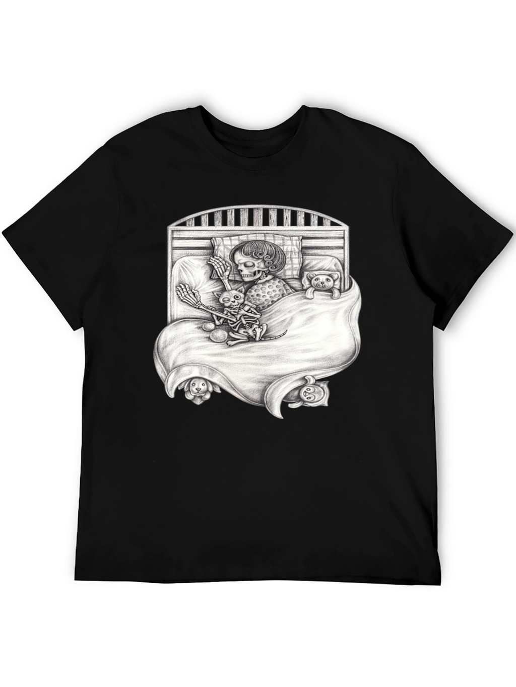 Skeleton Bedtime Story T-Shirt