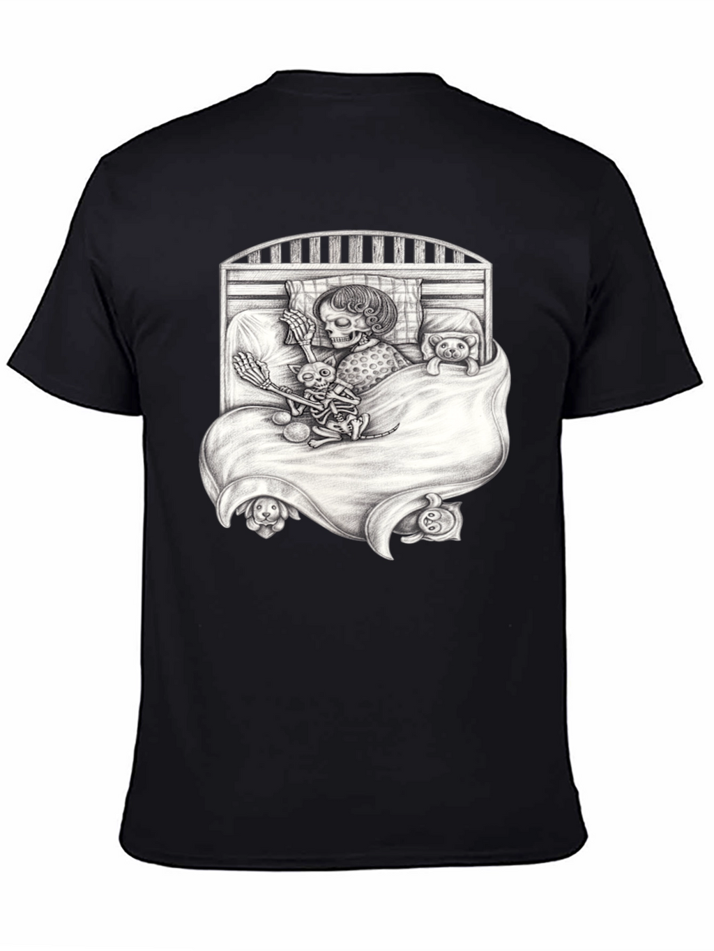 Skeleton Bedtime Story T-Shirt