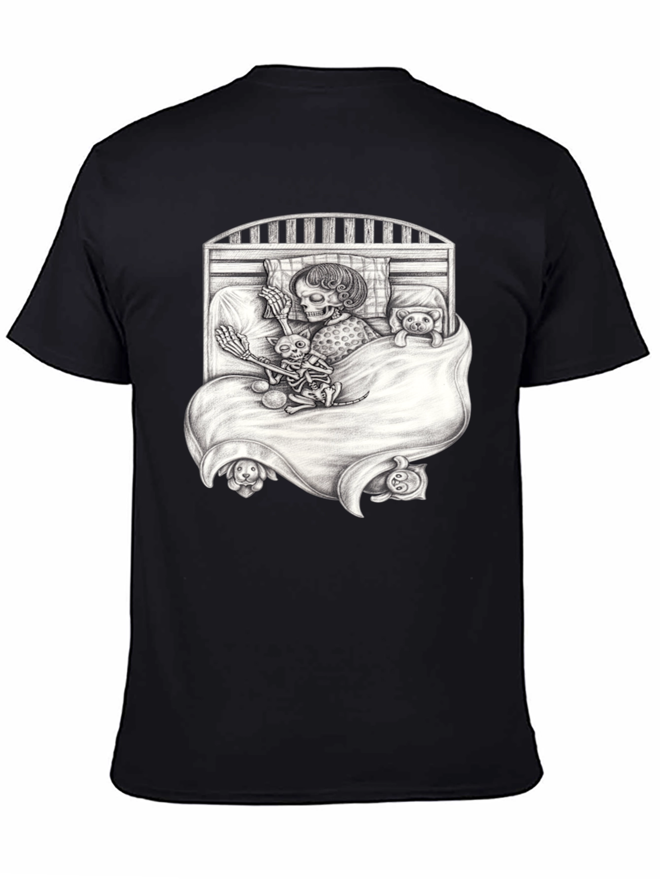 Skeleton Bedtime Story T-Shirt