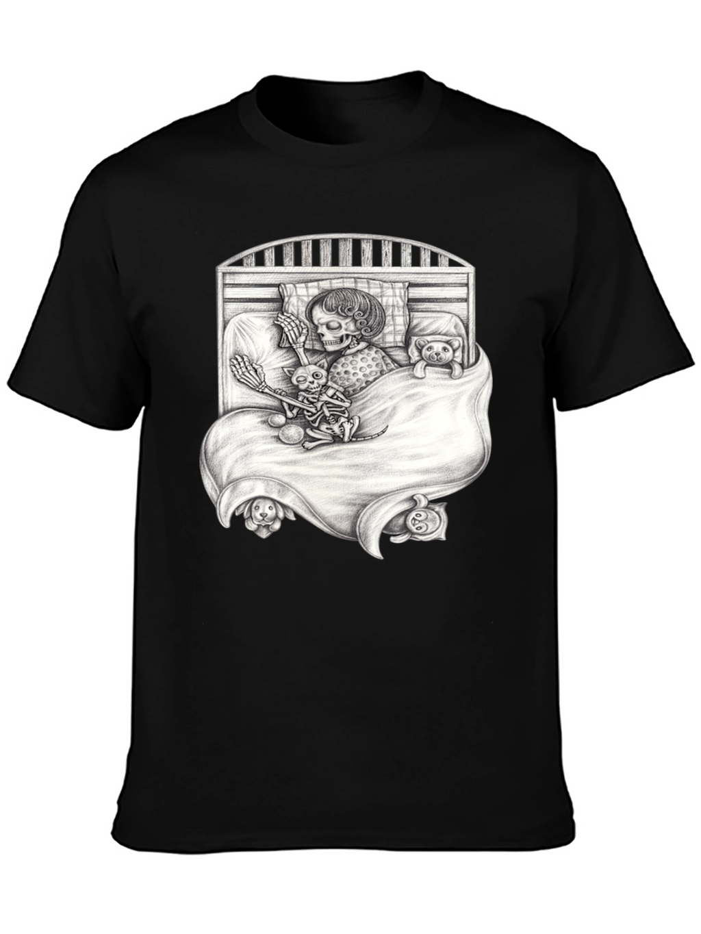 Skeleton Bedtime Story T-Shirt