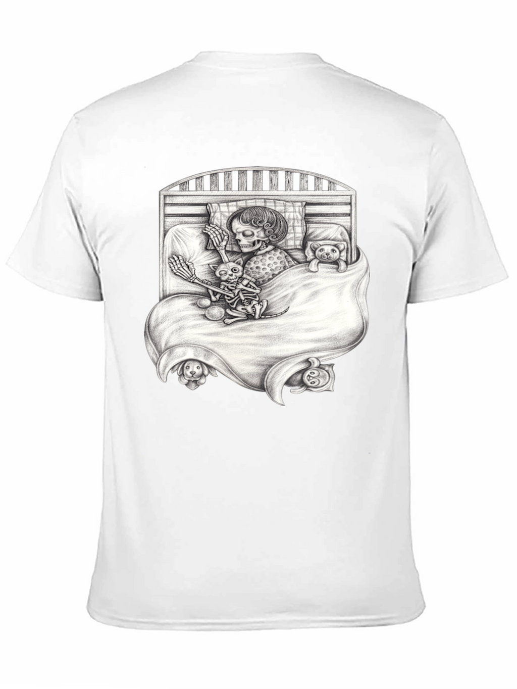 Skeleton Bedtime Story T-Shirt