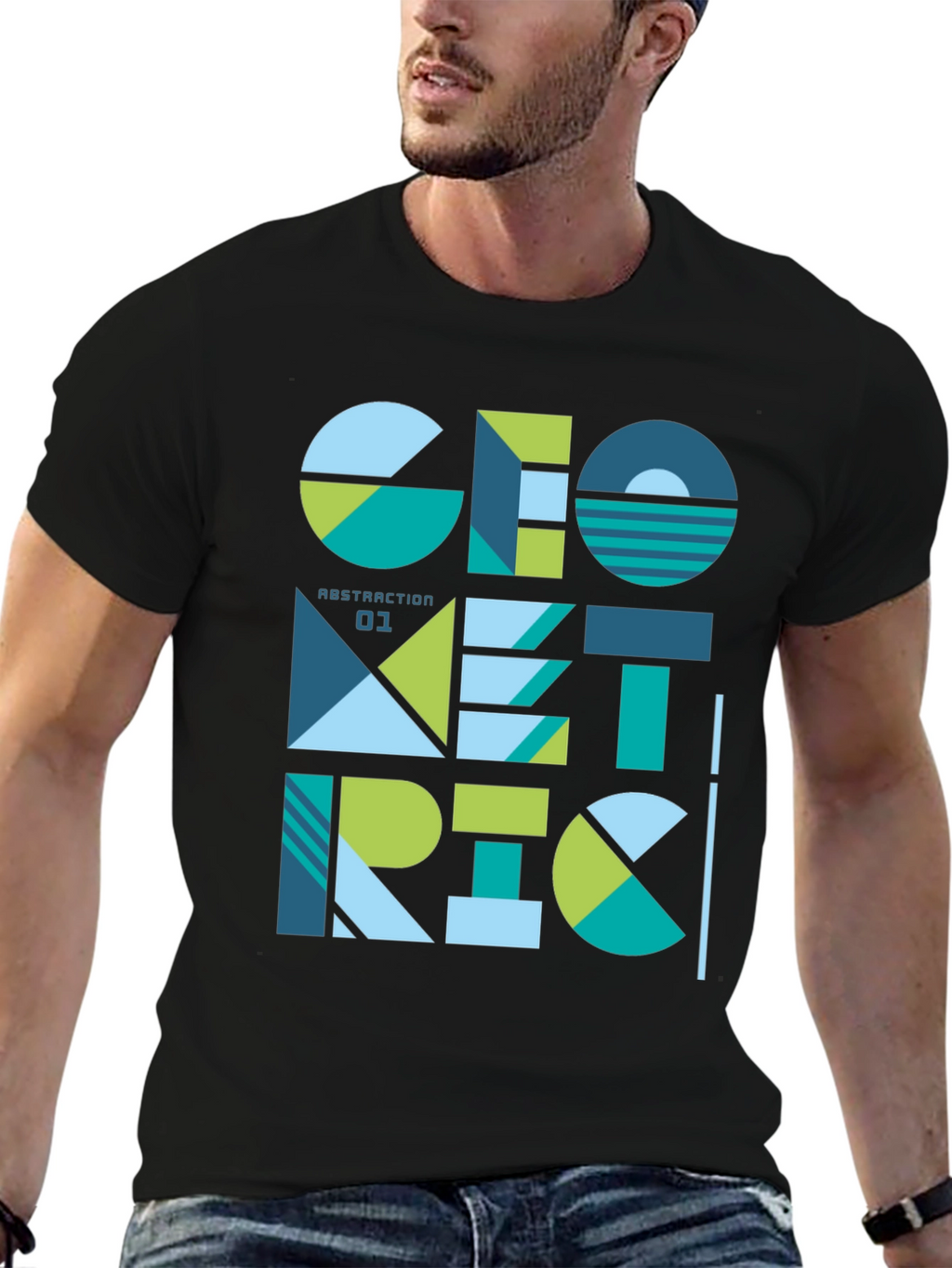Geometric Abstraction T-Shirt
