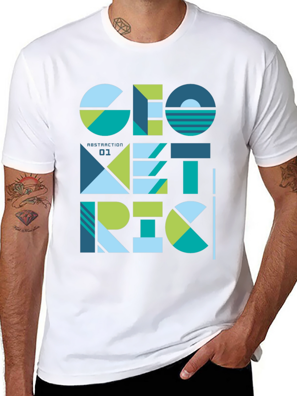 Geometric Abstraction T-Shirt