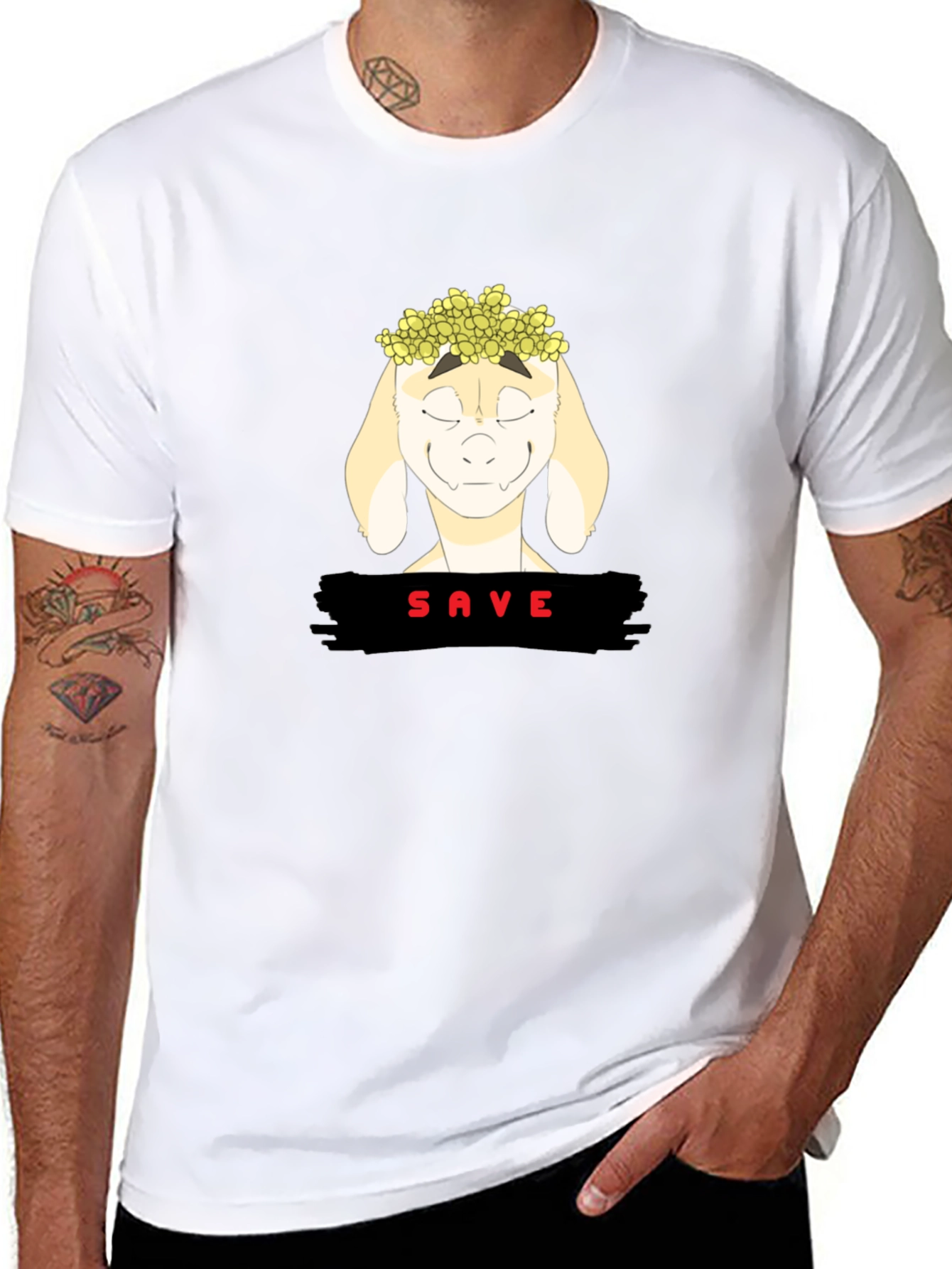 SAVE Graphic Tee - Undertale Asriel Dreemurr Inspired