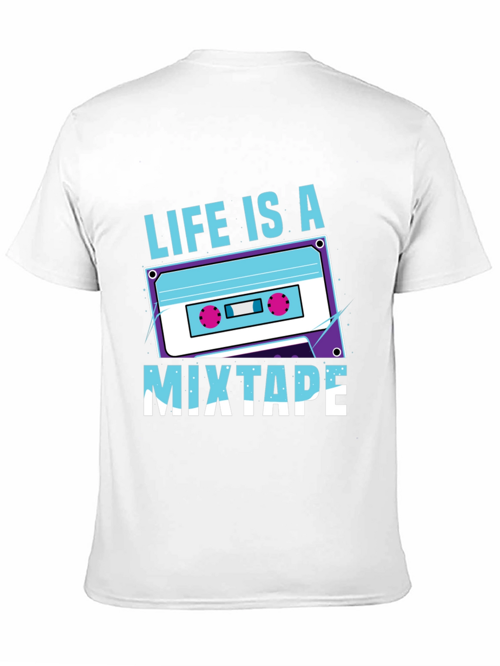 Life Is A Mixtape Graphic Tee - Retro Style