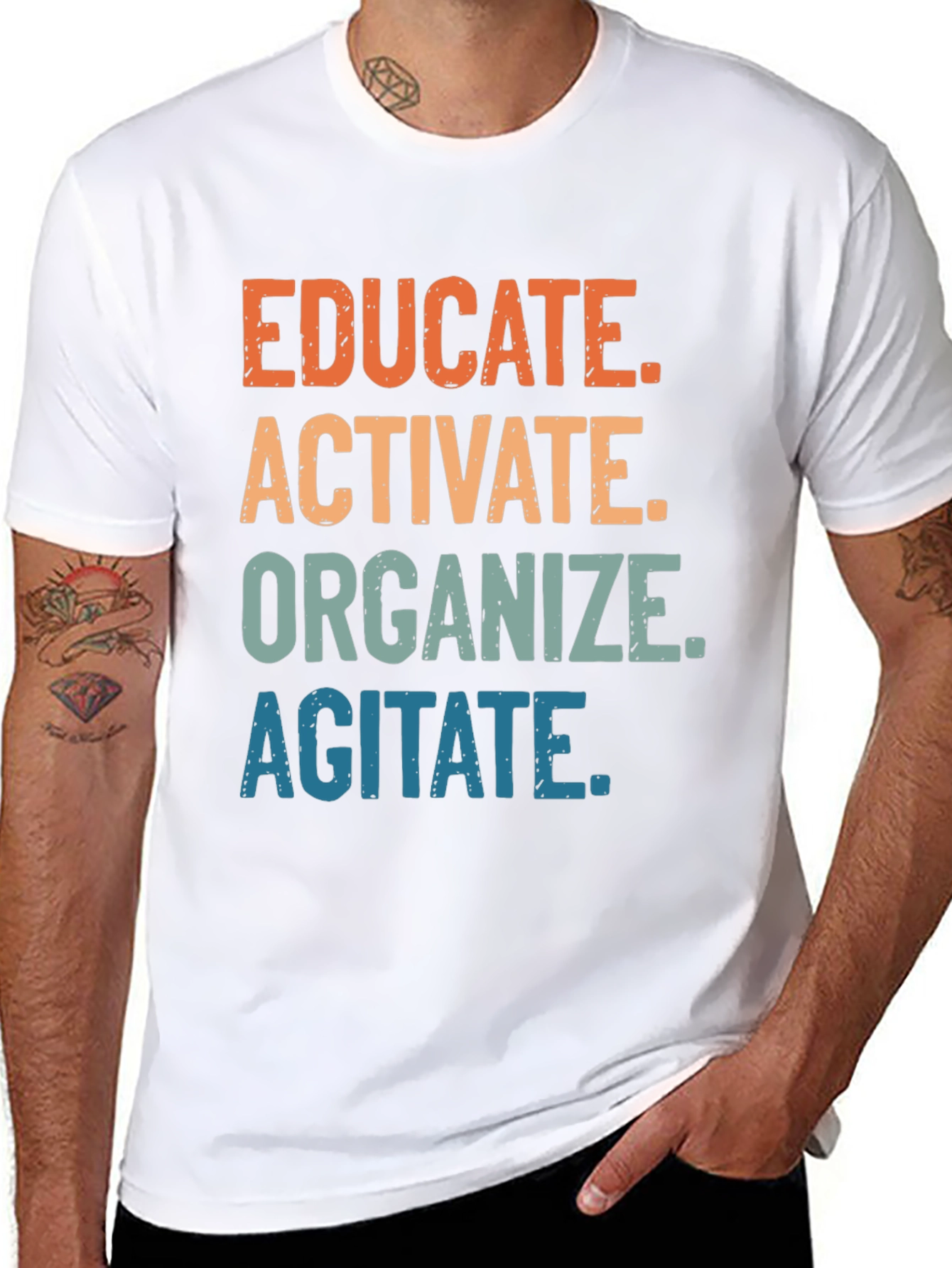 Educate Activate Organize Agitate T-Shirt
