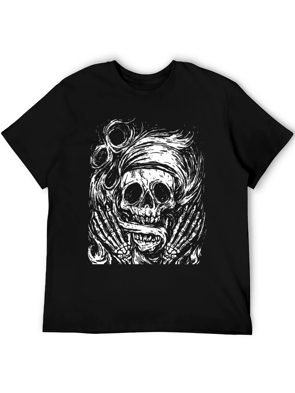 Skull & Bones Graphic Tee - Black