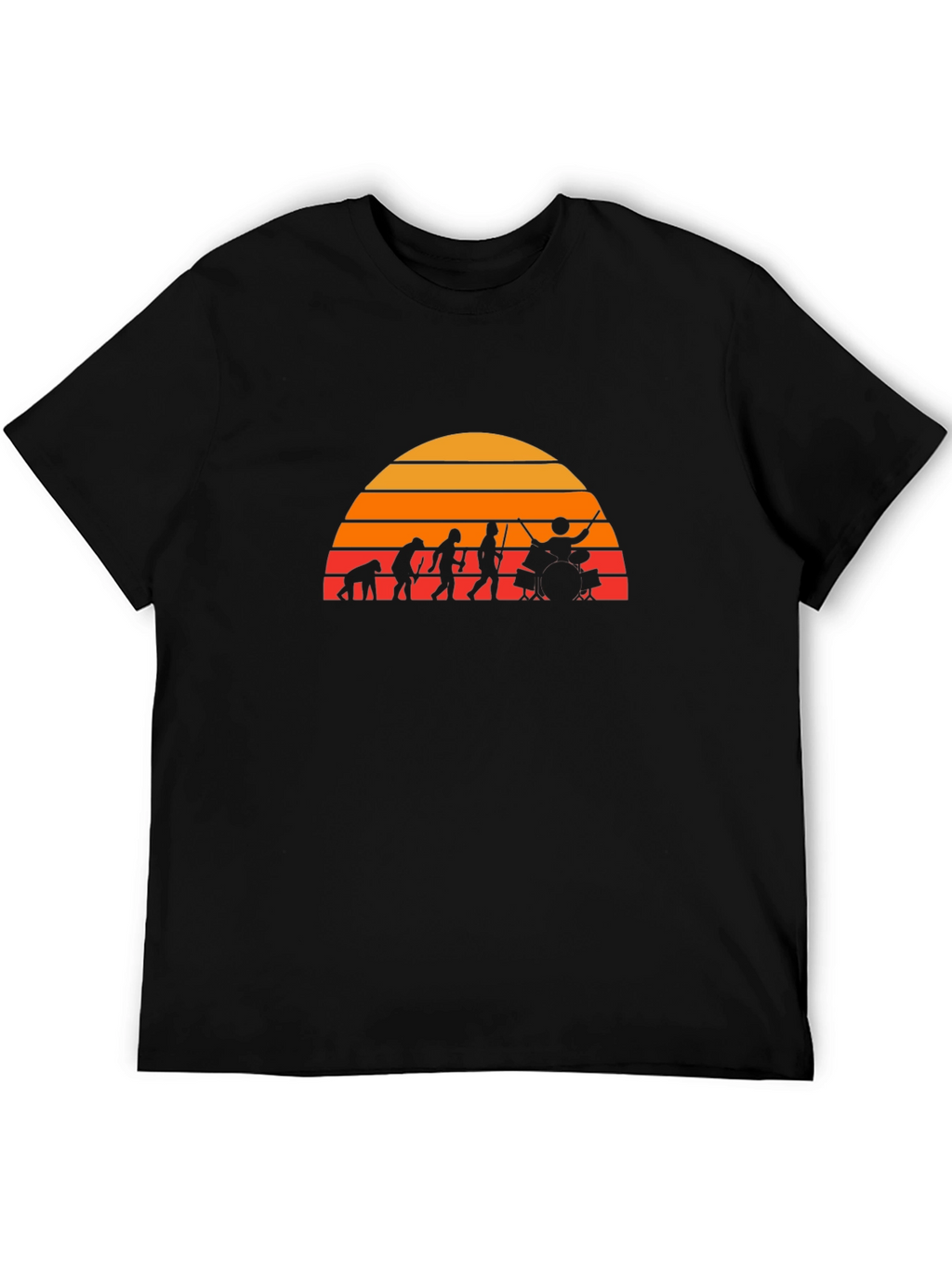 Drummer Evolution T-Shirt - Black