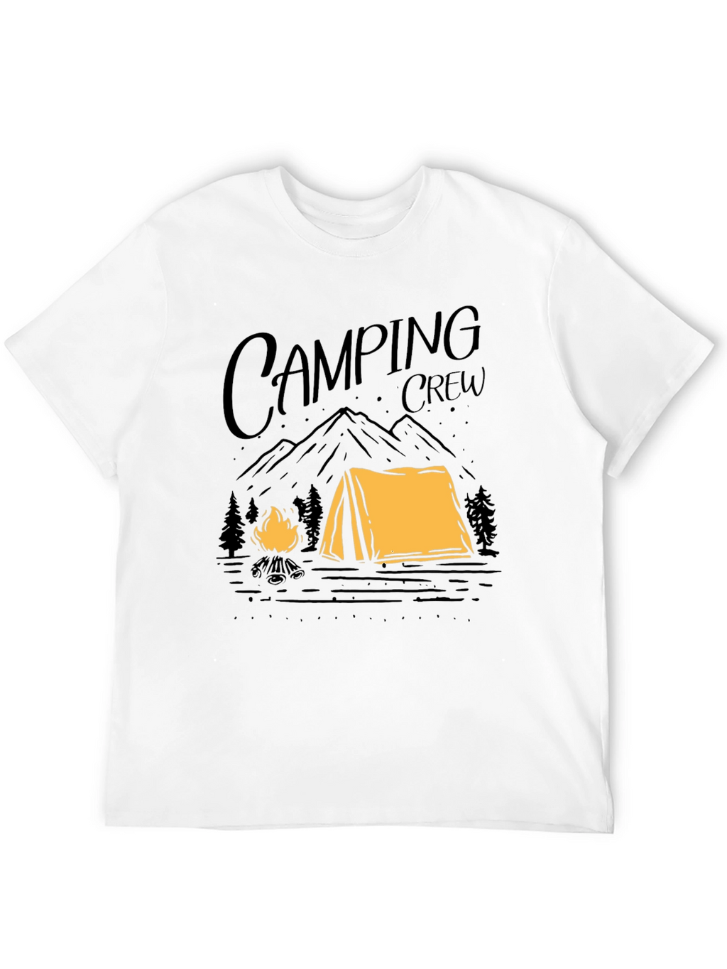 Camping Crew Graphic Tee - Outdoor Adventure Shirt