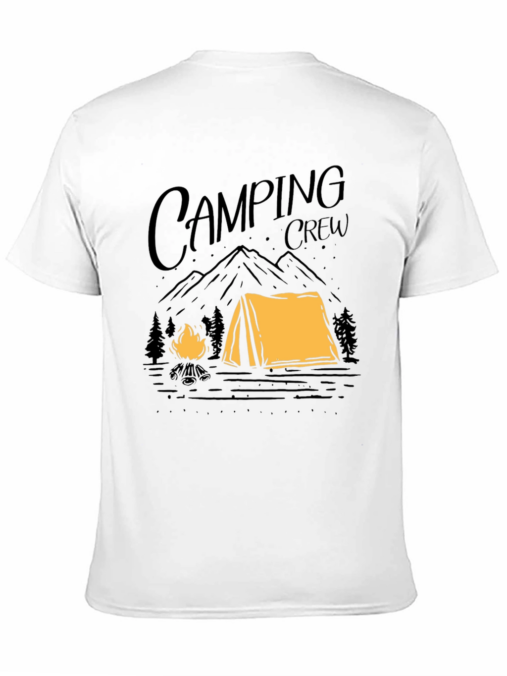Camping Crew Graphic Tee - Outdoor Adventure Shirt