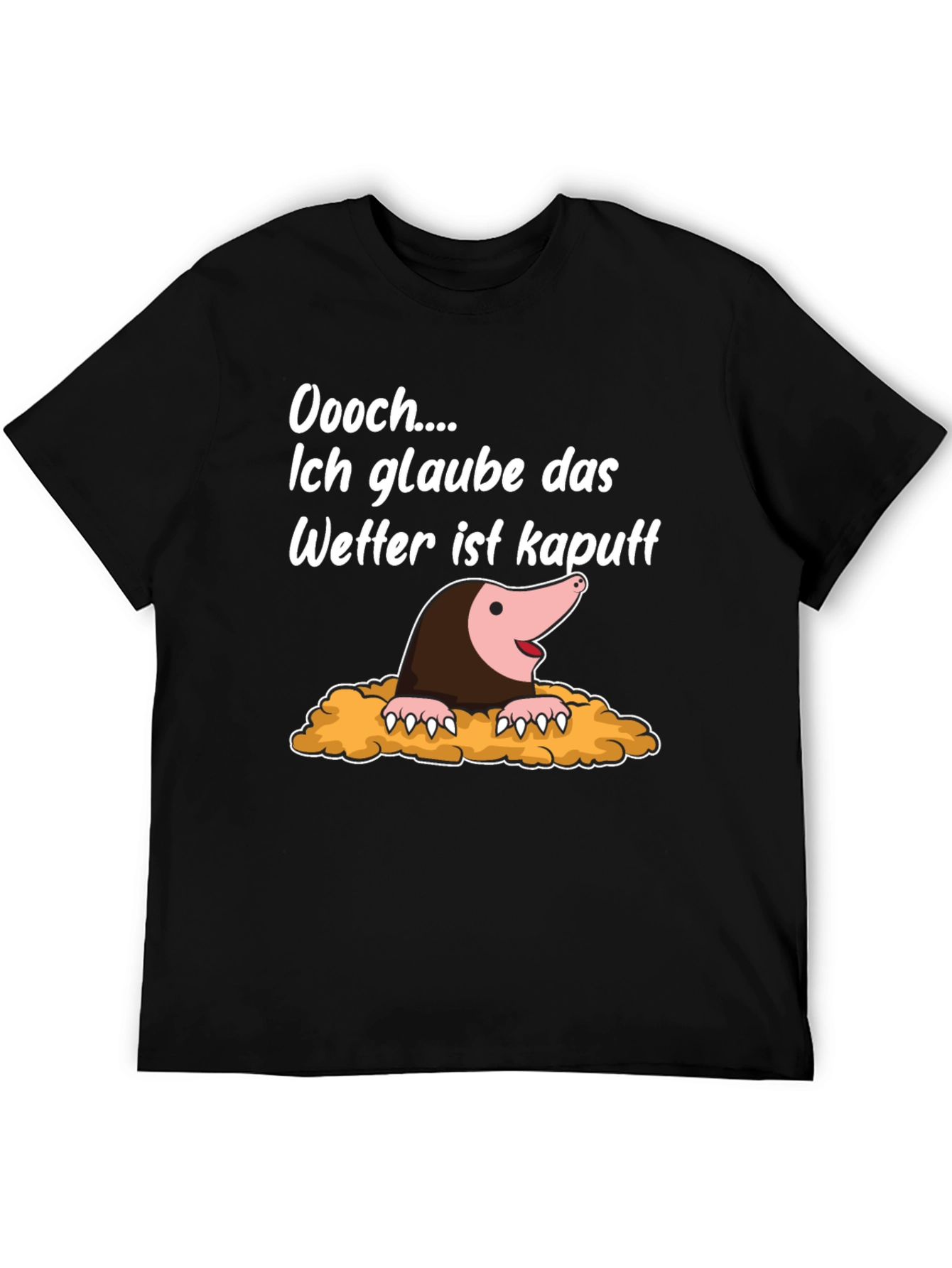 Funny Mole Weather Pun T-Shirt