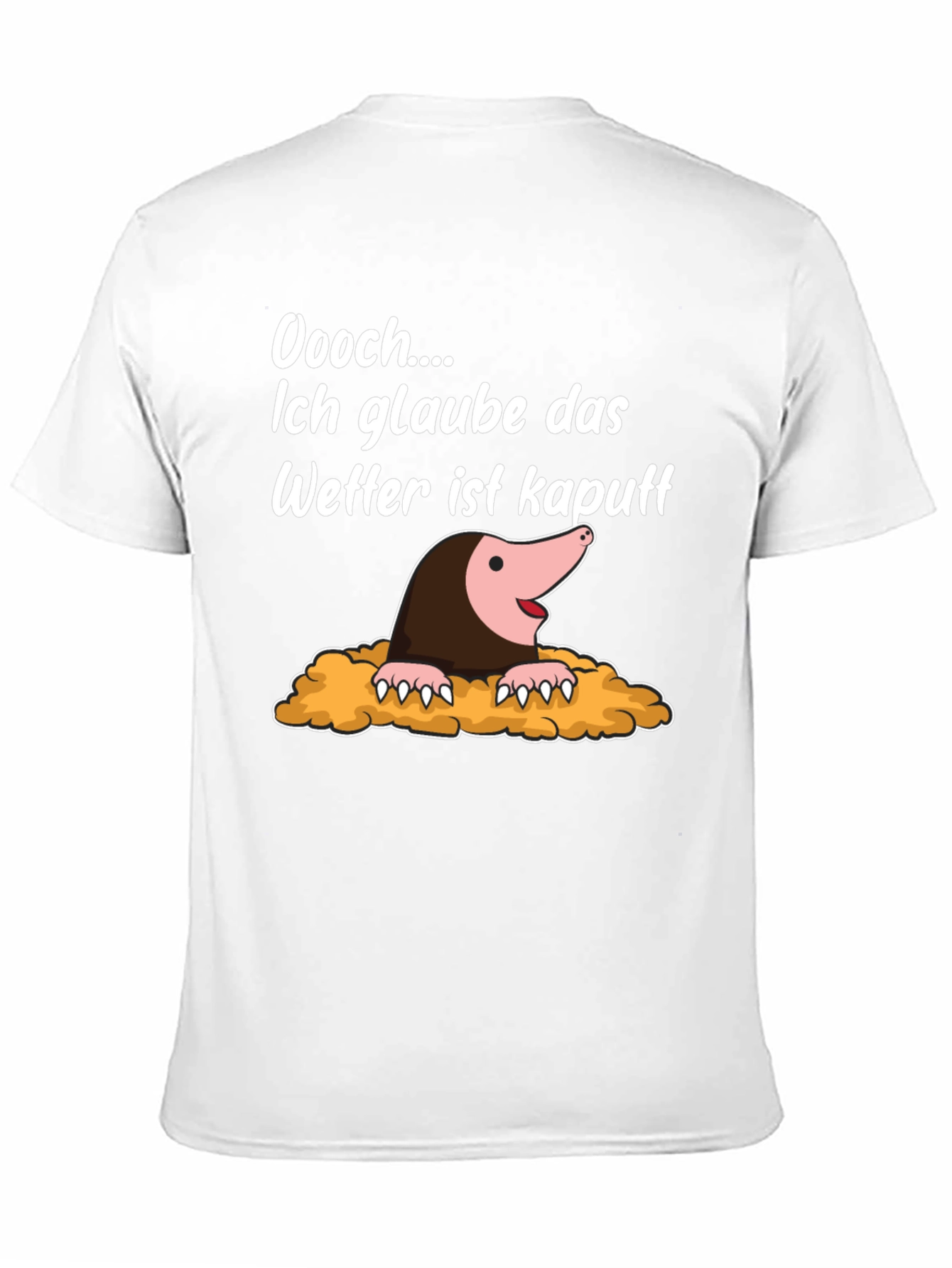 Funny Mole Weather Pun T-Shirt