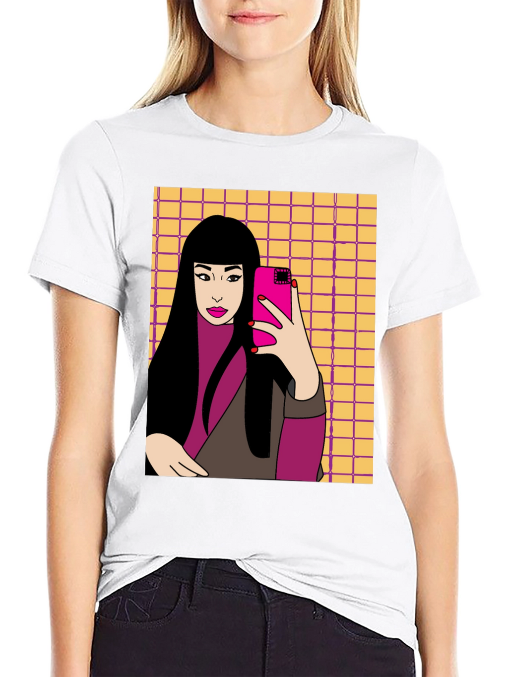 Selfie Girl Graphic Tee - Cool Trendy T-Shirt