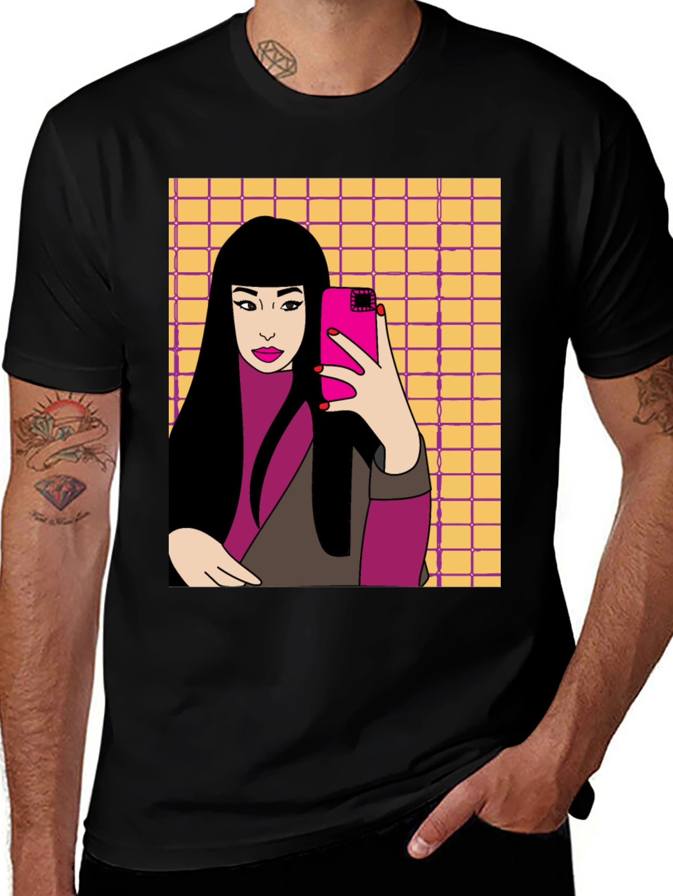 Selfie Girl Graphic Tee - Cool Trendy T-Shirt