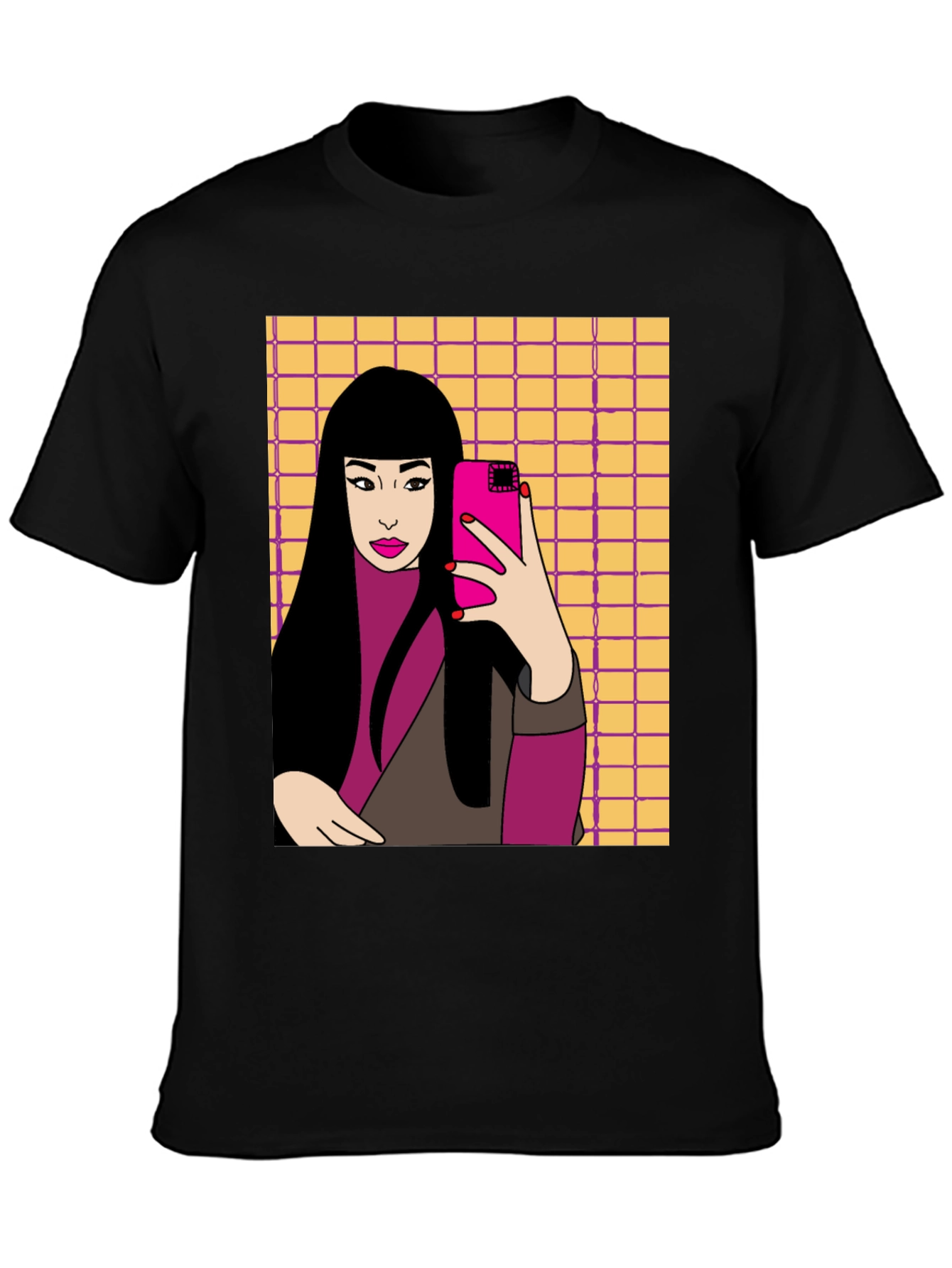 Selfie Girl Graphic Tee - Cool Trendy T-Shirt