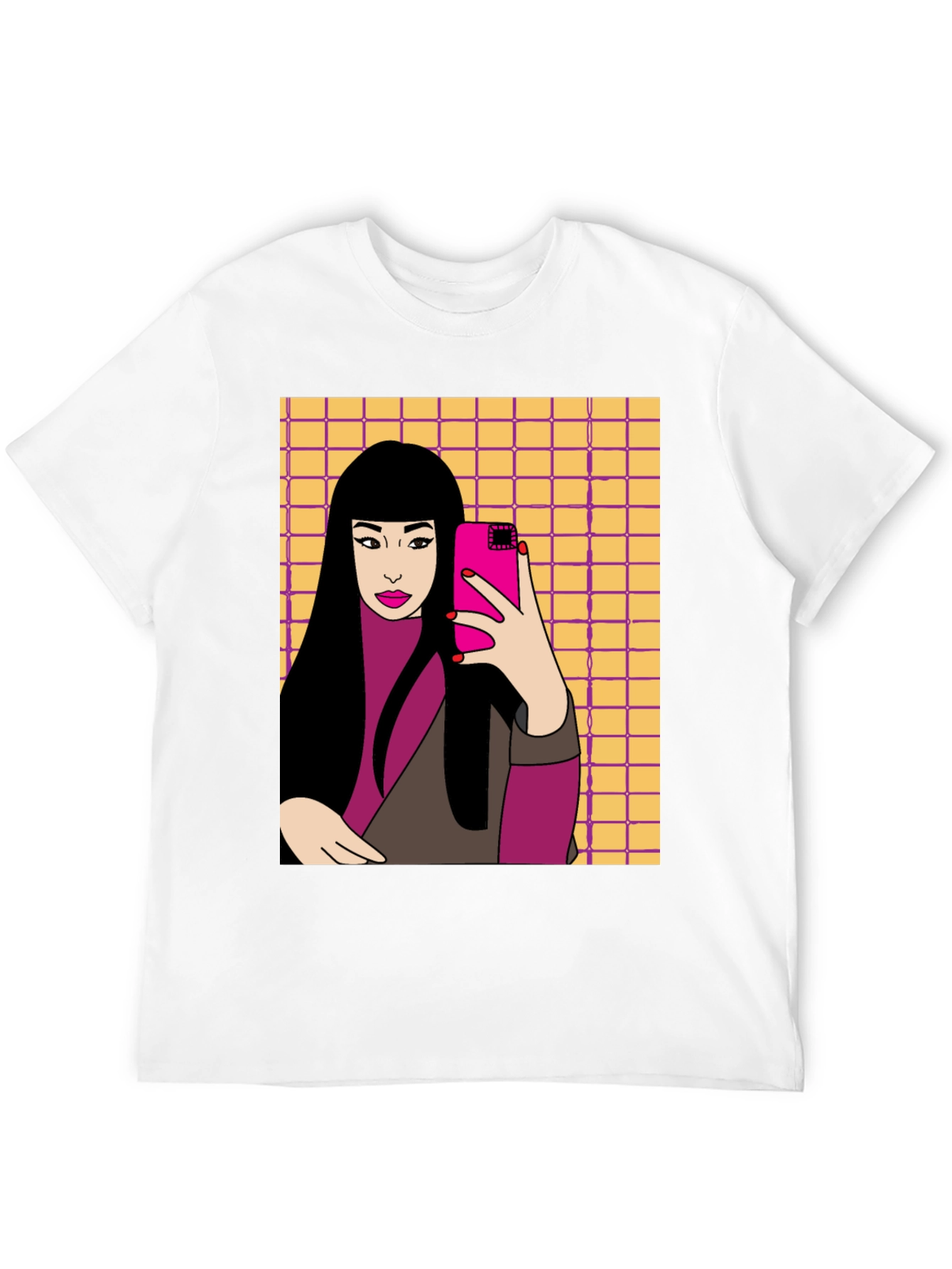 Selfie Girl Graphic Tee - Cool Trendy T-Shirt