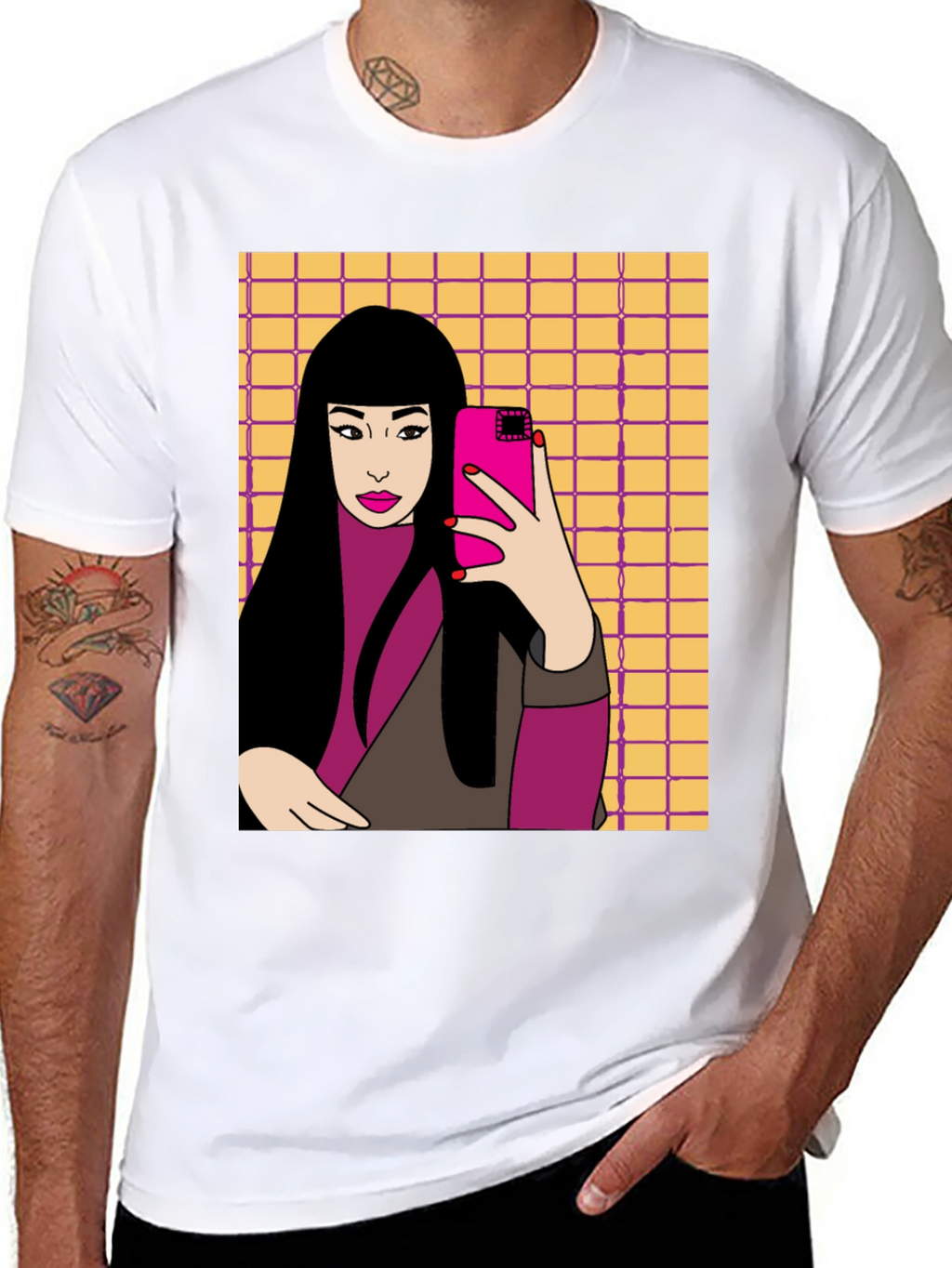 Selfie Girl Graphic Tee - Cool Trendy T-Shirt