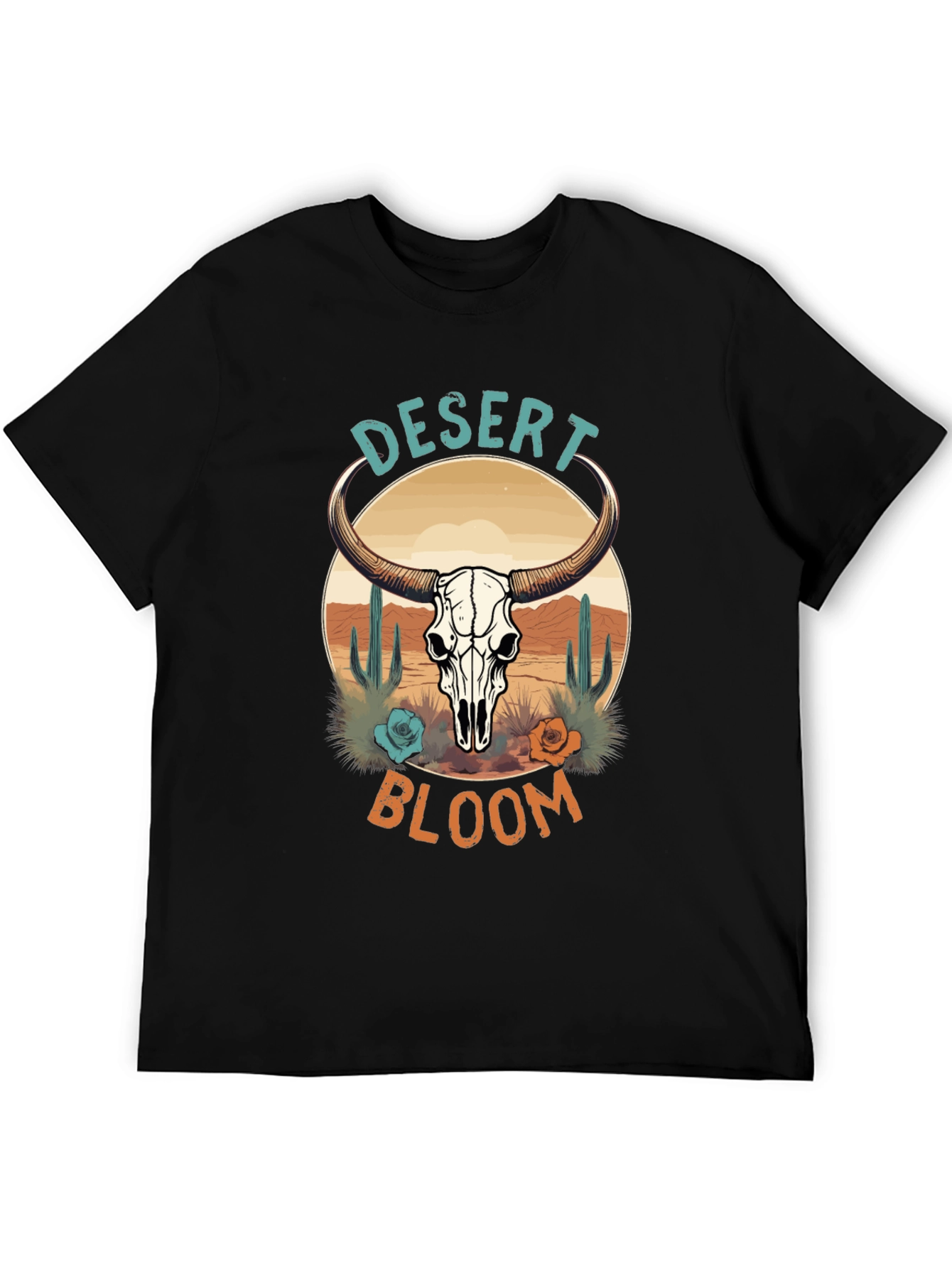 Desert Bloom Graphic Tee - Western Style
