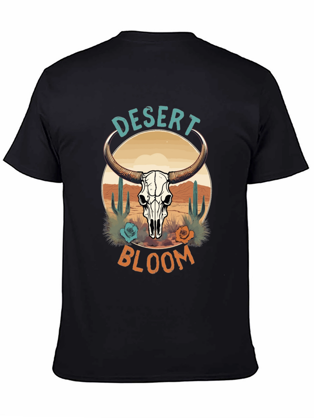 Desert Bloom Graphic Tee - Western Style