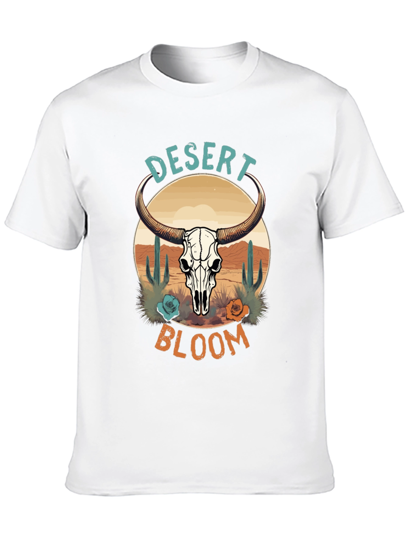 Desert Bloom Graphic Tee - Western Style