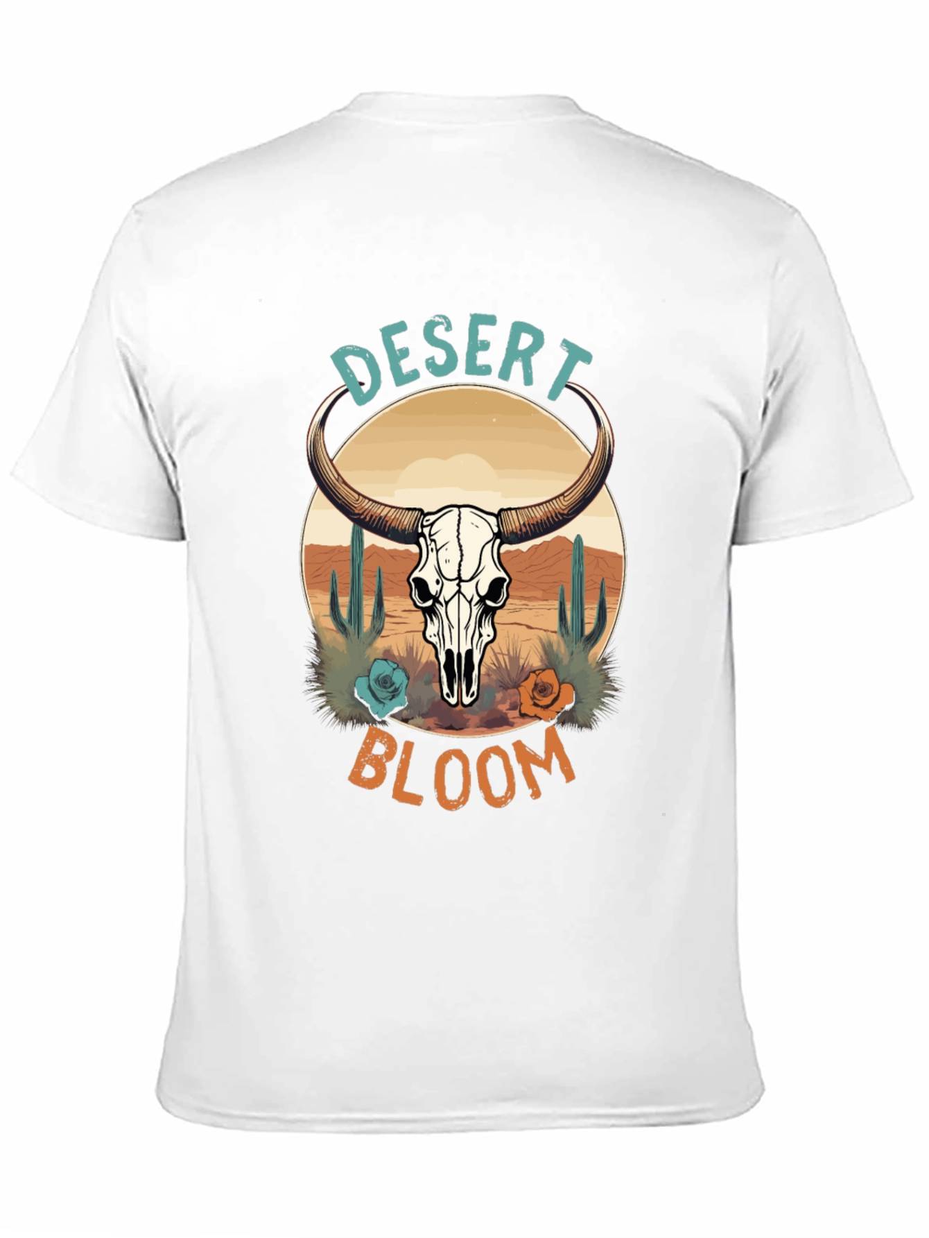 Desert Bloom Graphic Tee - Western Style