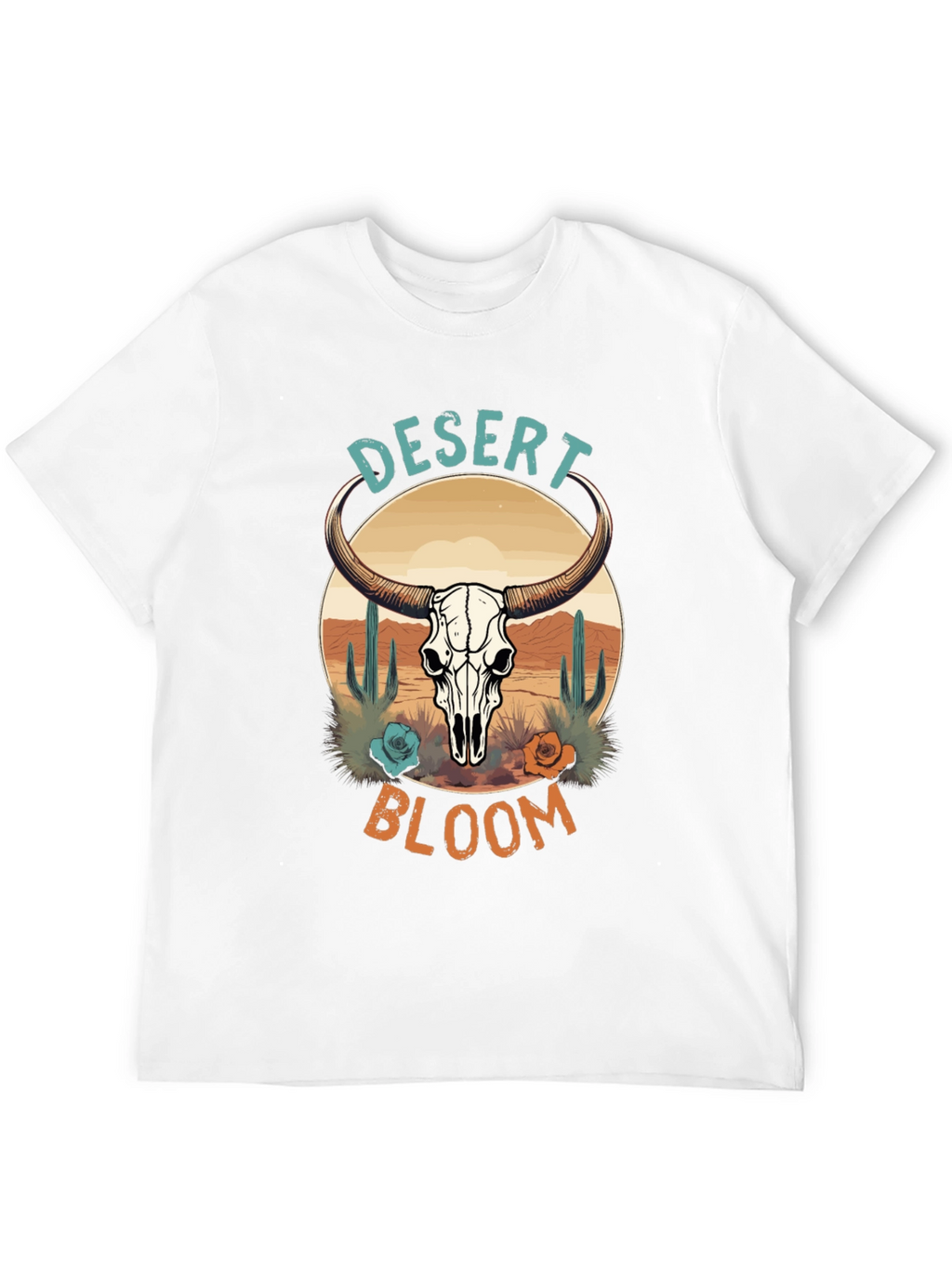 Desert Bloom Graphic Tee - Western Style