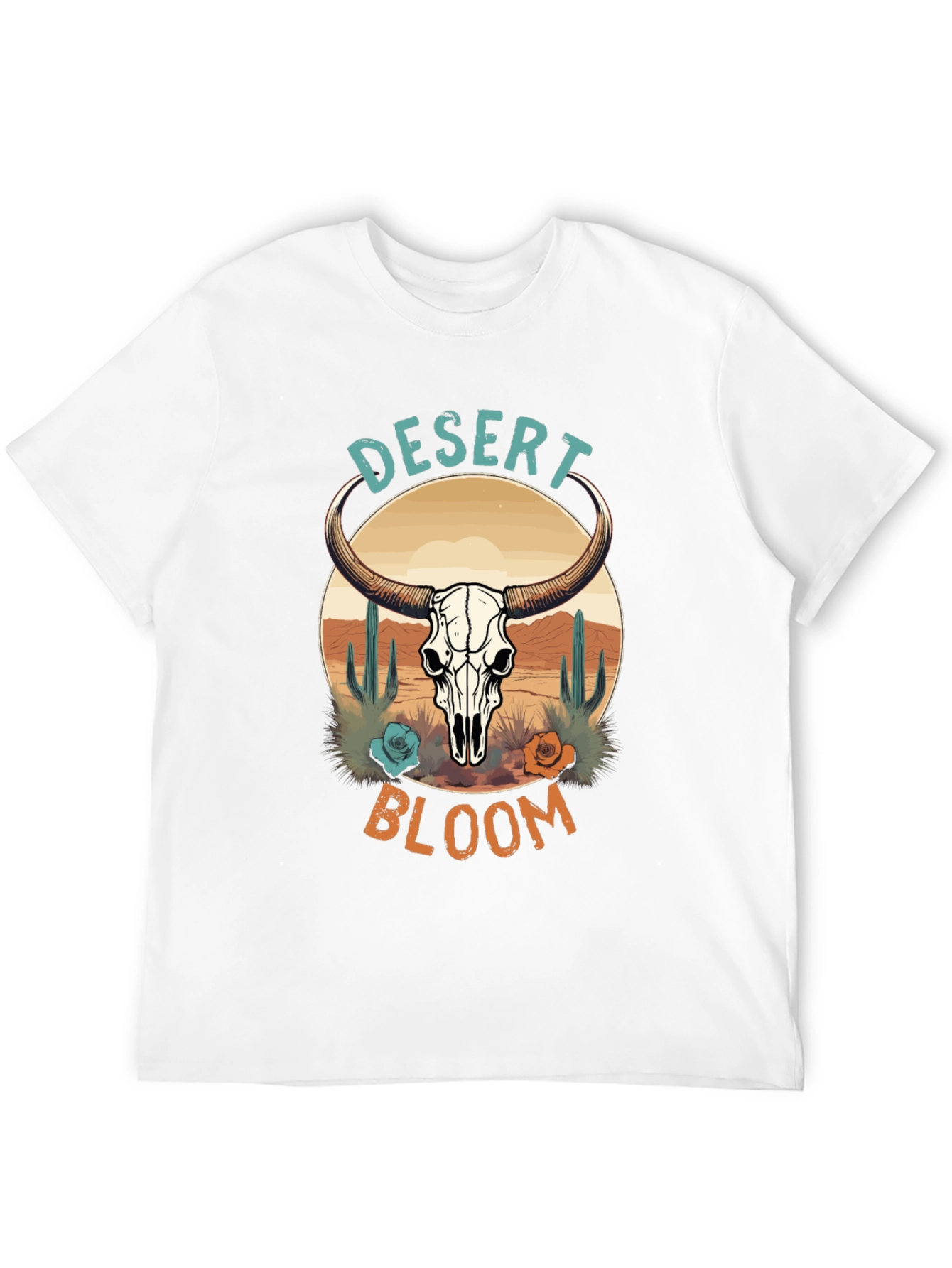 Desert Bloom Graphic Tee - Western Style