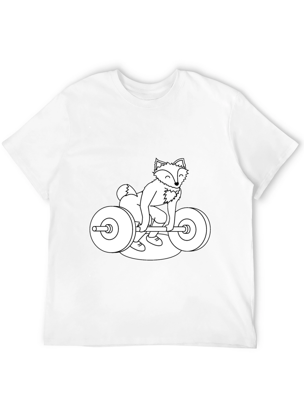 Fox Lifting Barbell T-Shirt - Gym Animal Tee